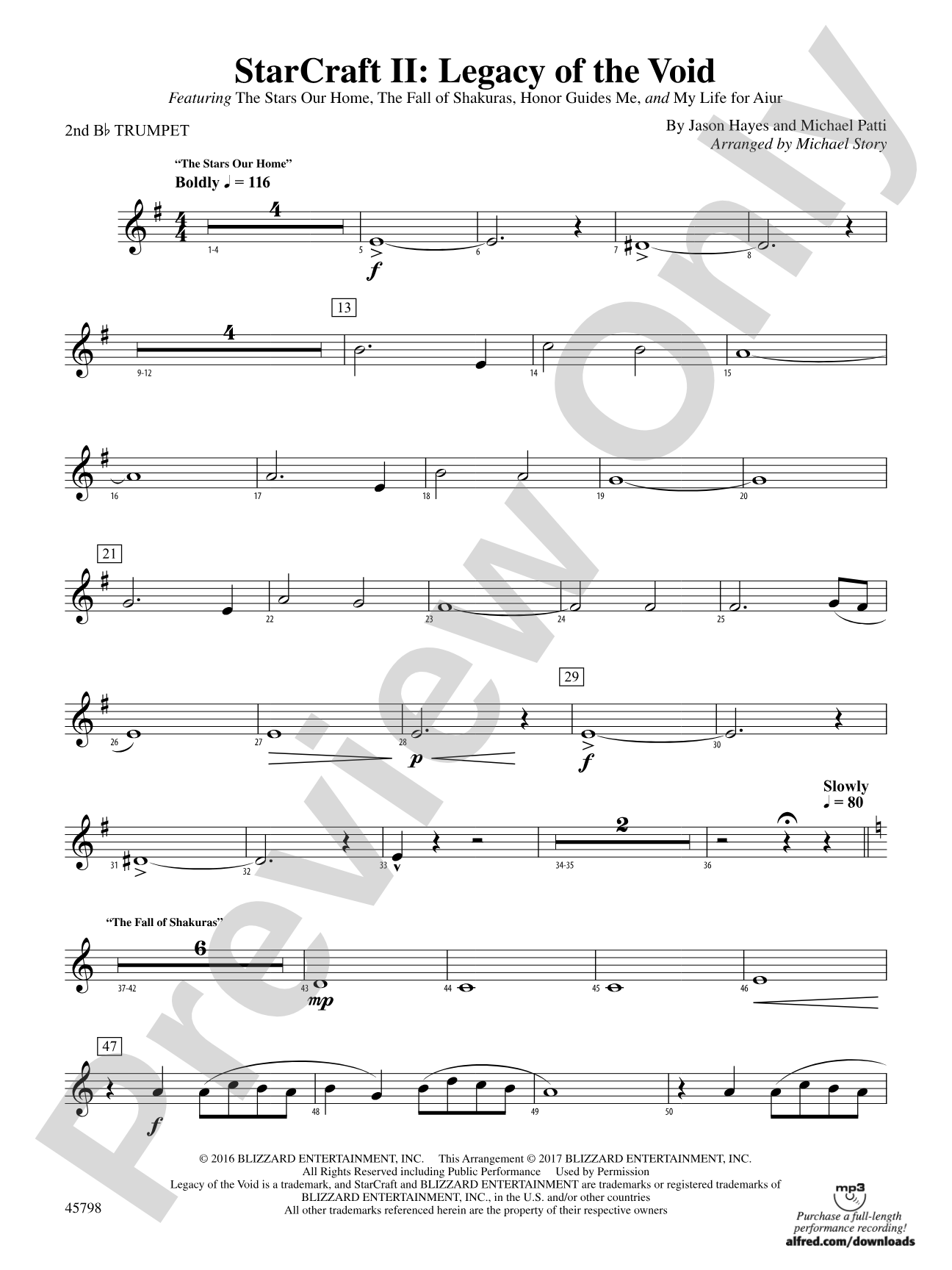 Starcraft II: Legacy of the Void: 2nd B-flat Trumpet