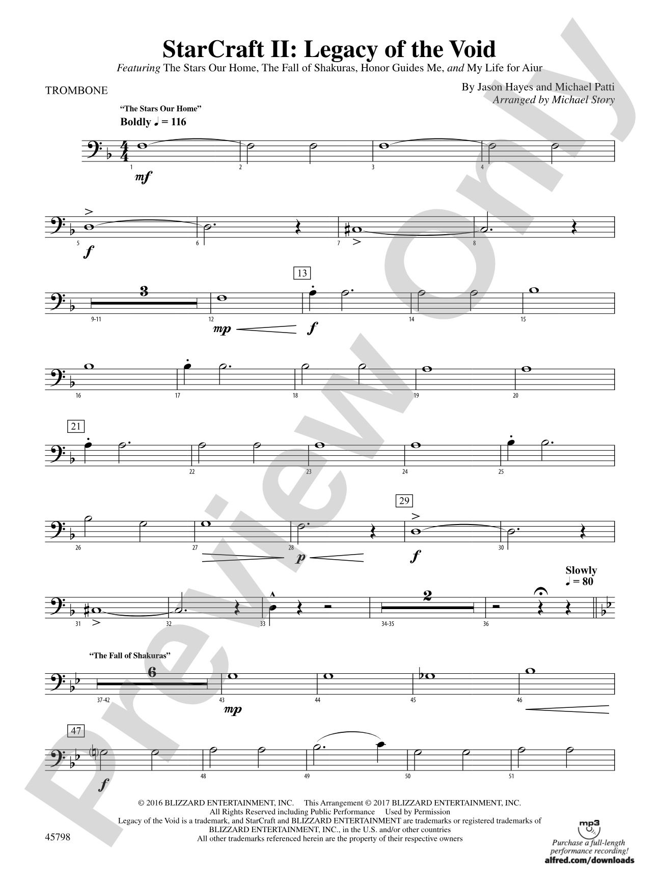 Starcraft II: Legacy of the Void: 1st Trombone