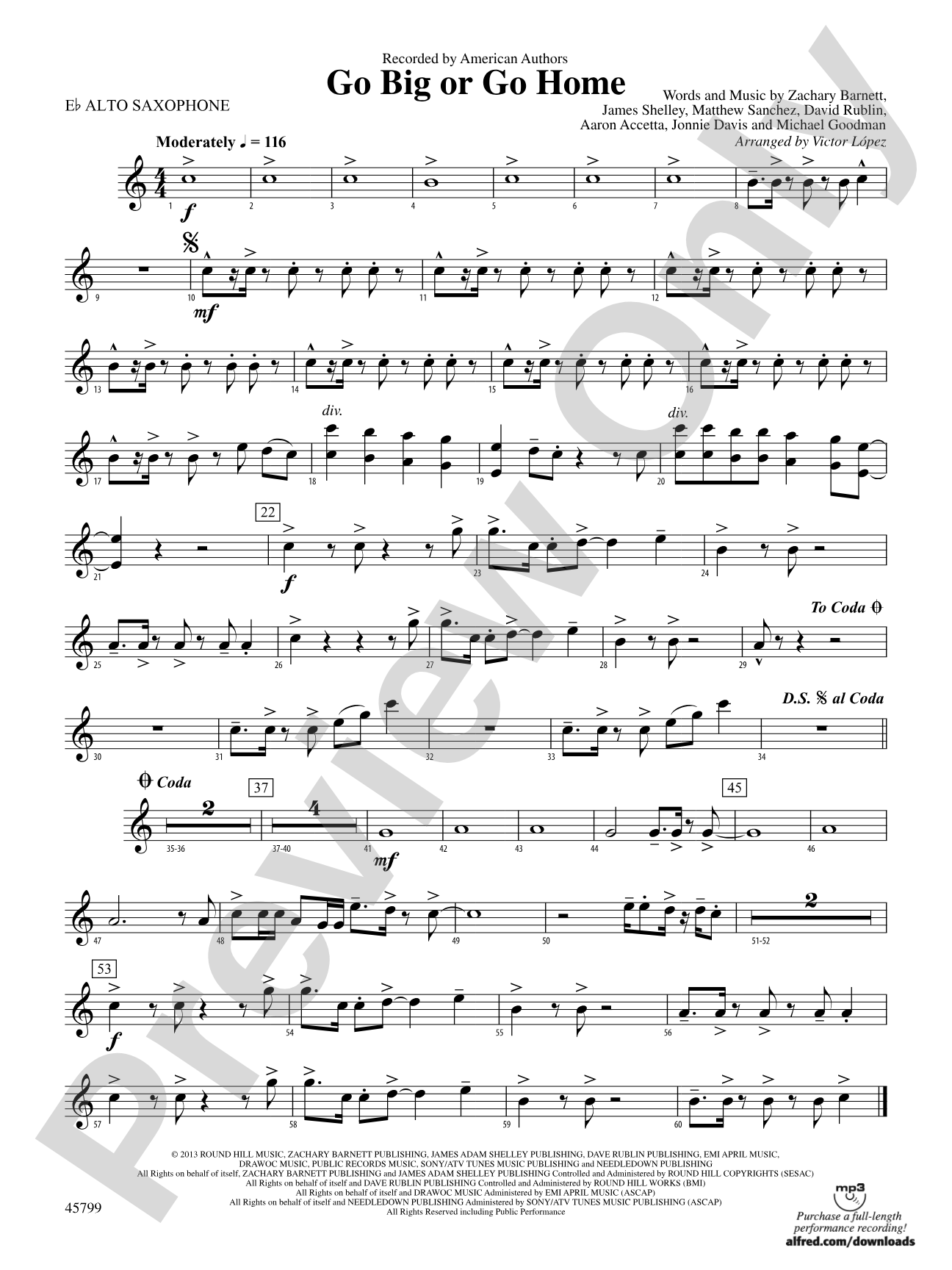 Go Big or Go Home: E-flat Alto Saxophone