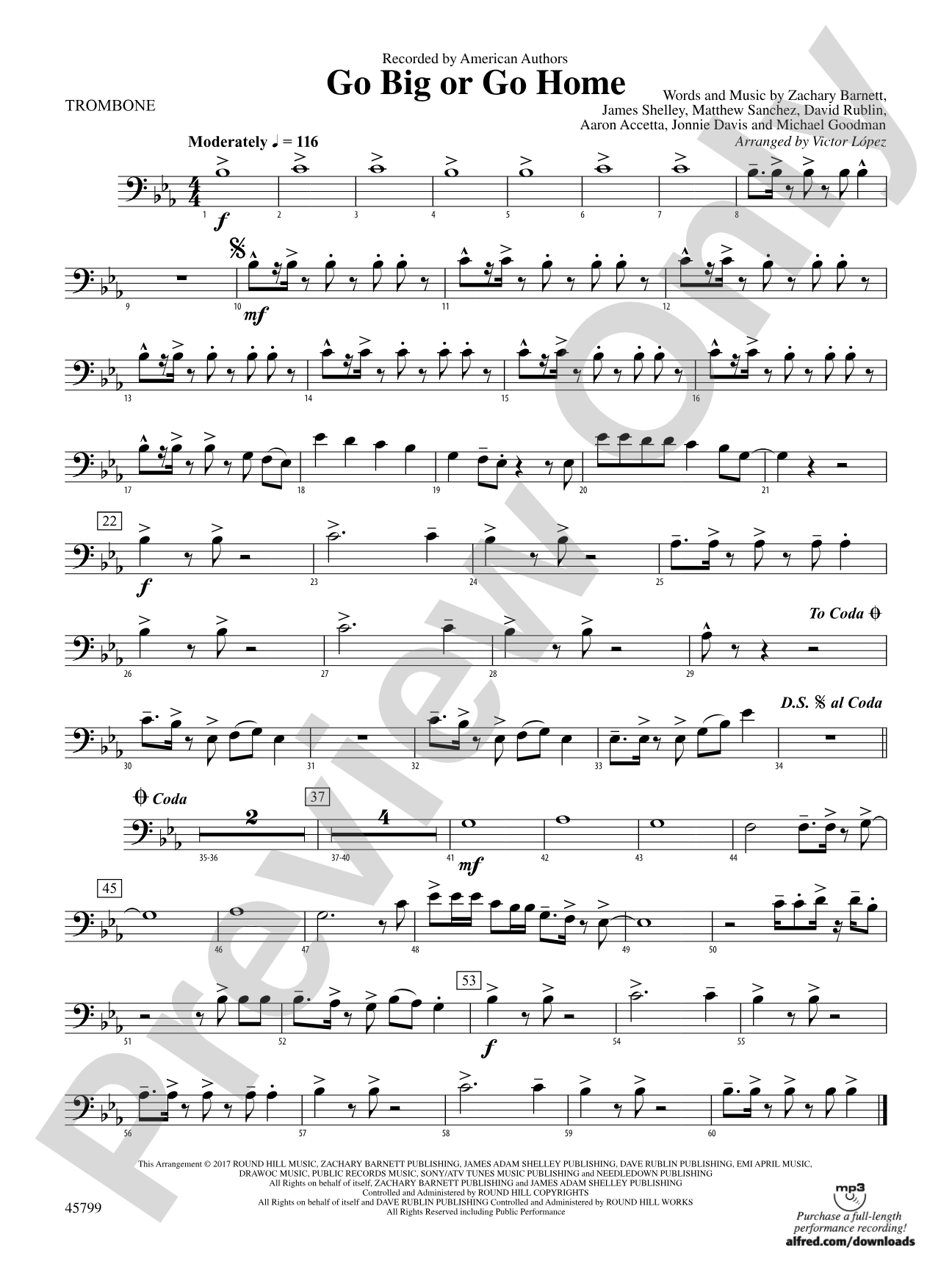 Go Big or Go Home: 1st Trombone