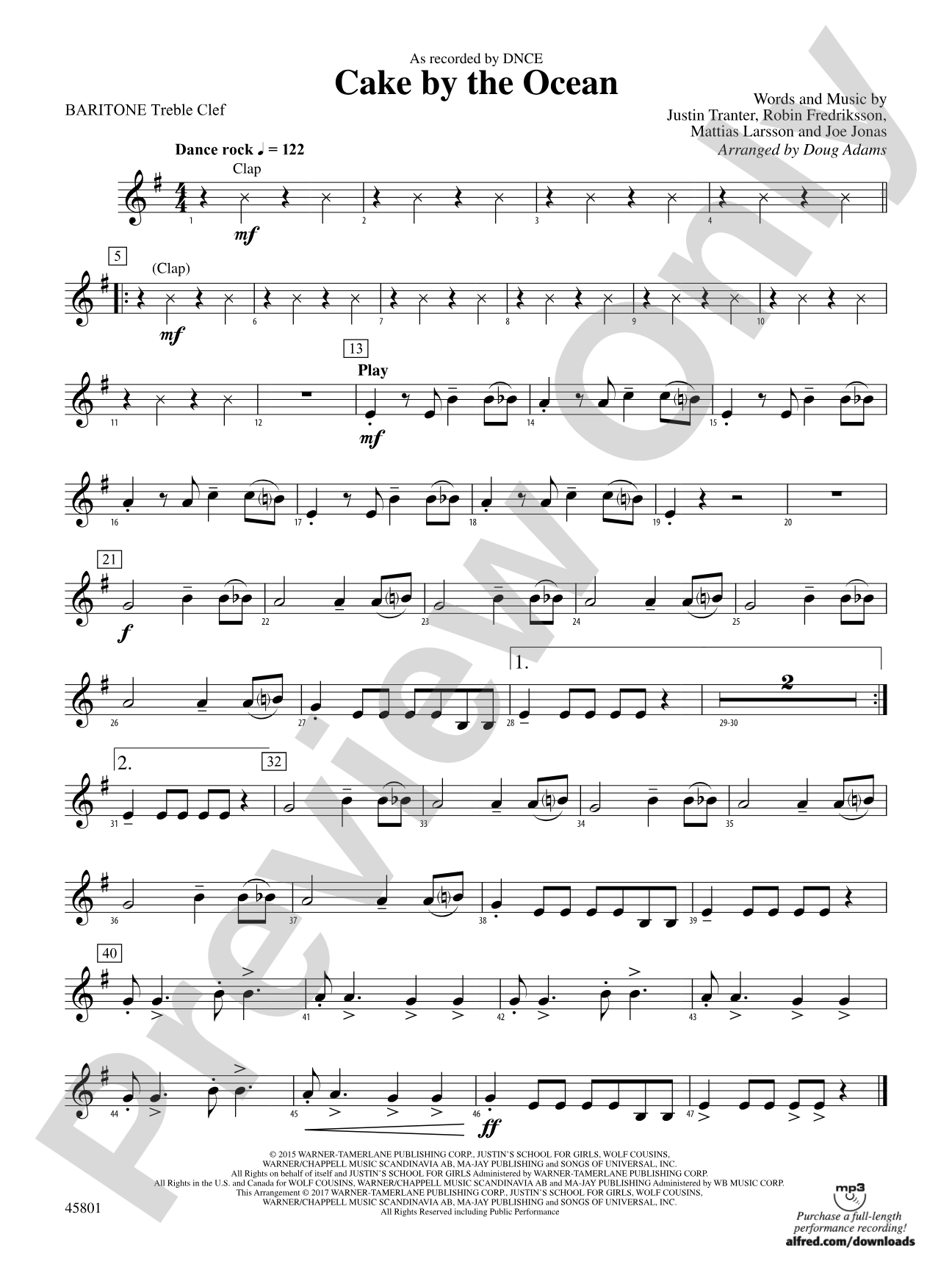 Cake by the Ocean: Baritone T.C.