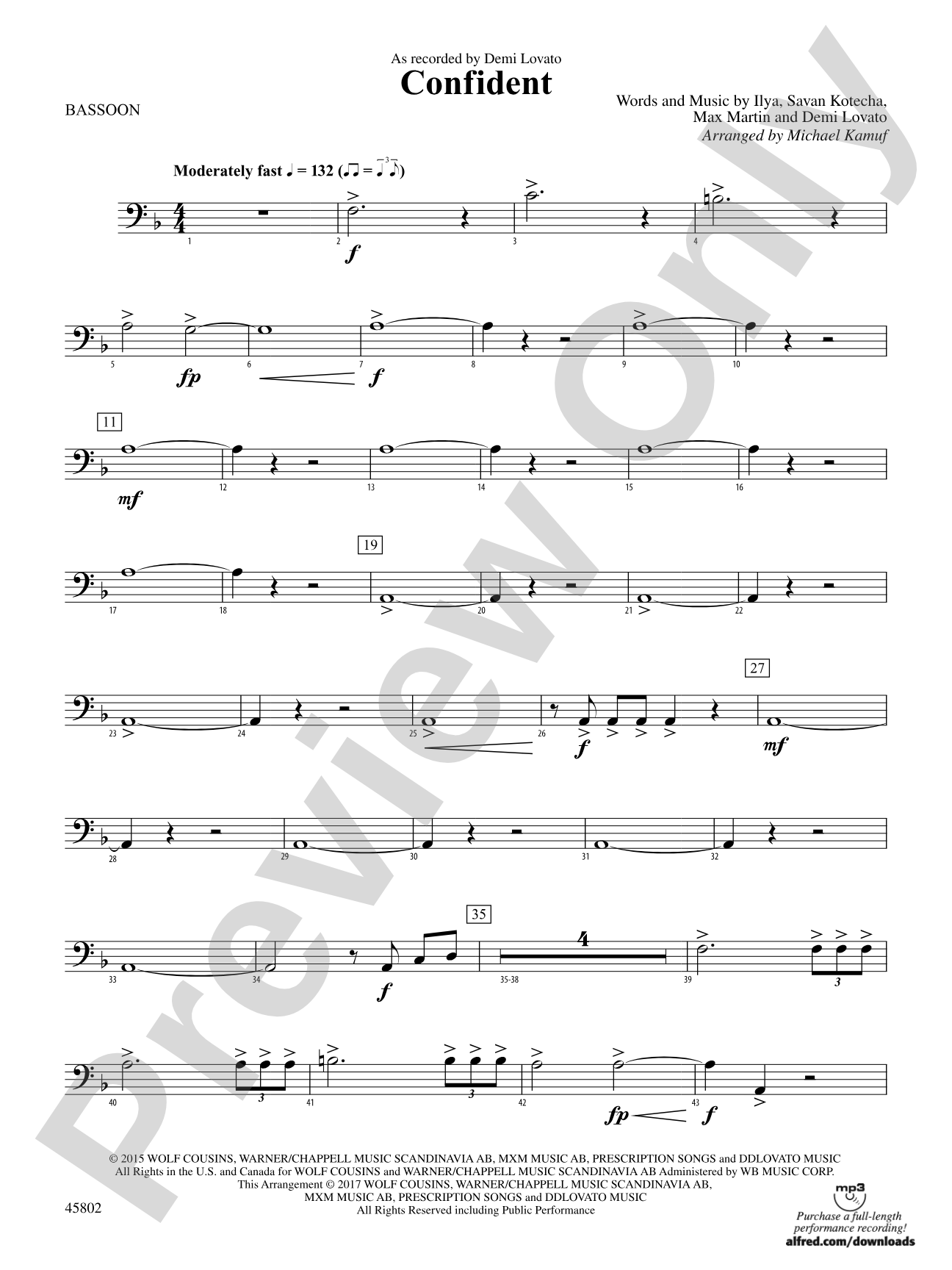 Confident: Bassoon