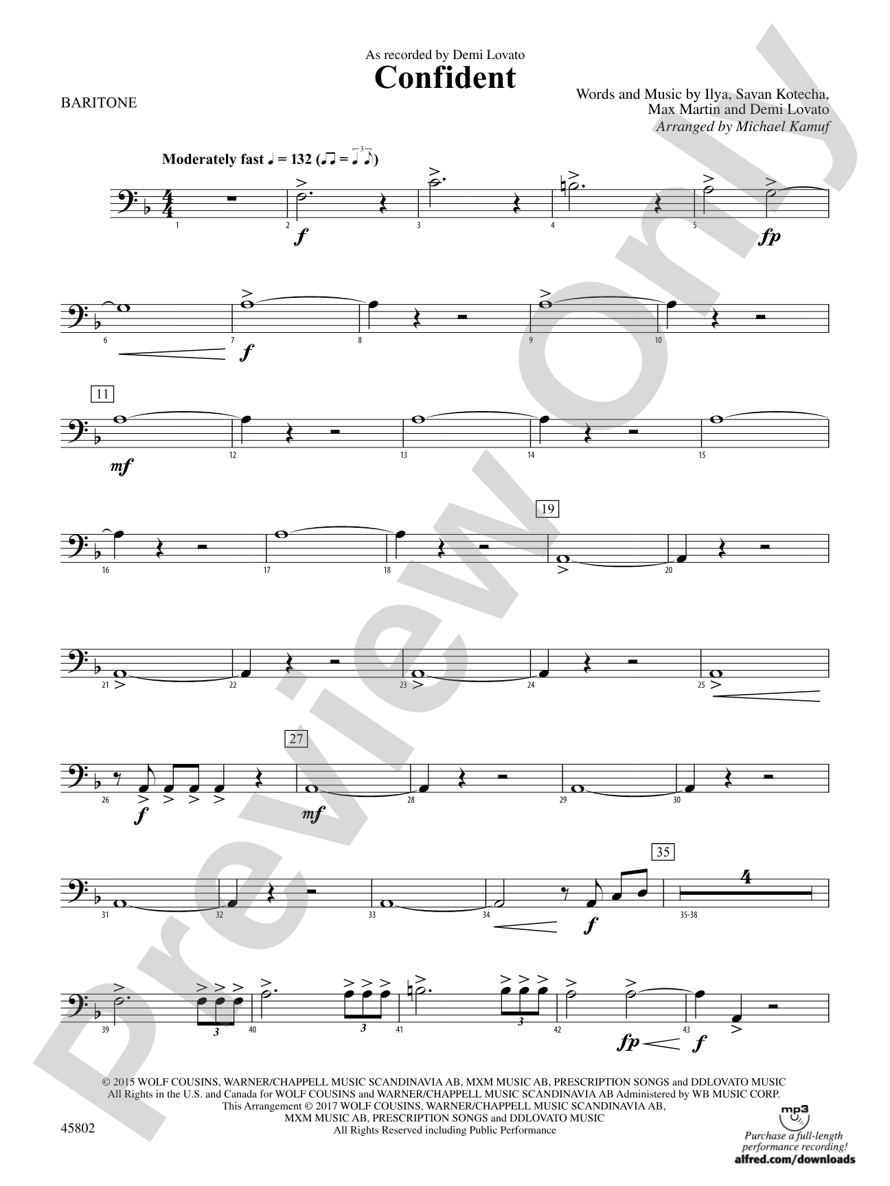 Confident: Baritone B.C.
