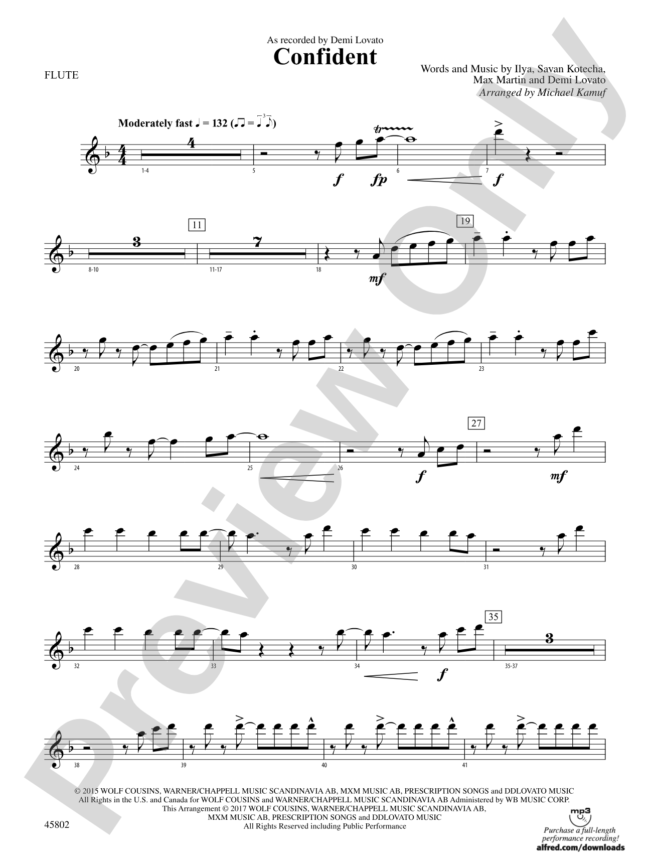 Confident: Flute