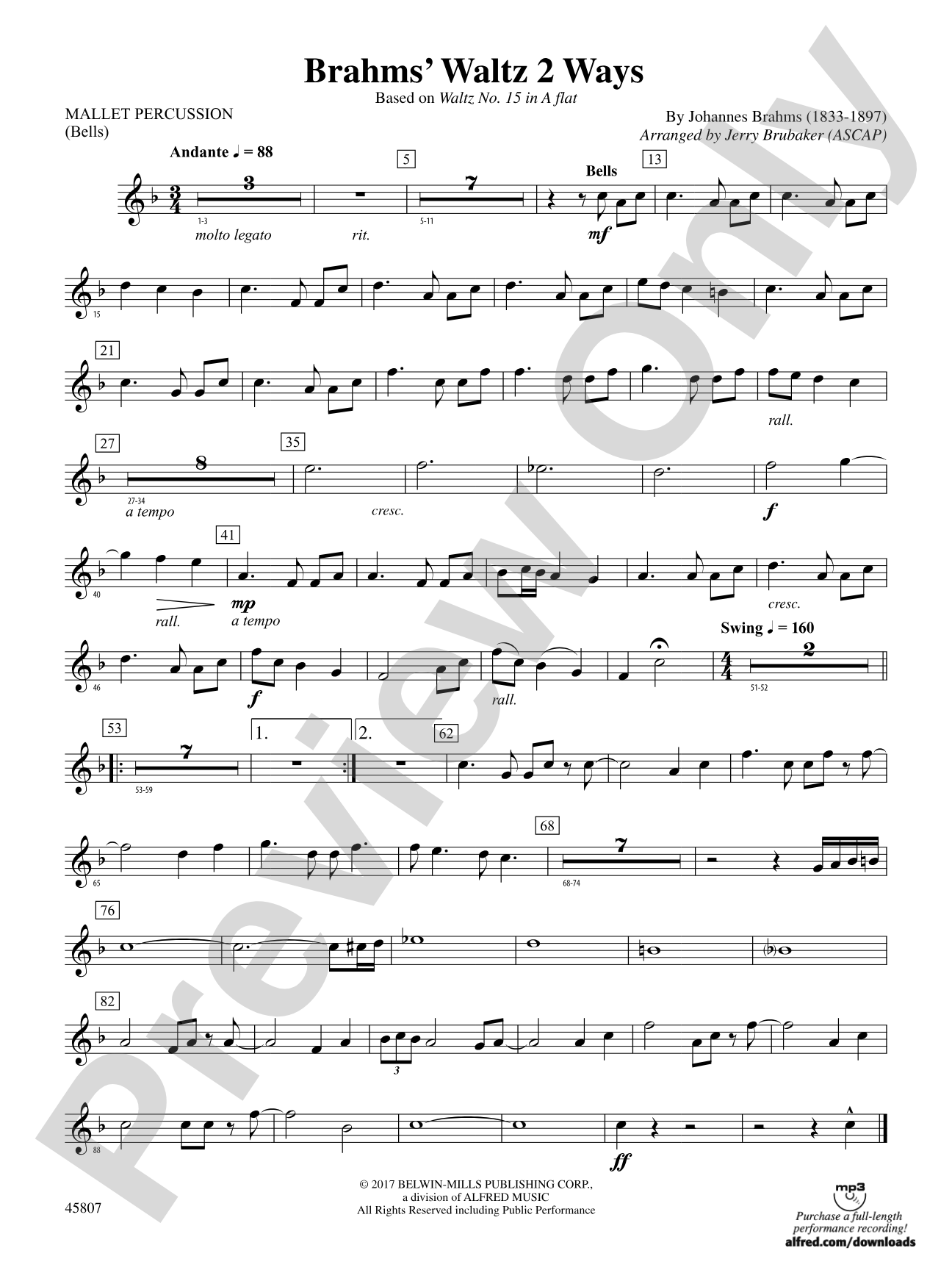 Brahms' Waltz 2 Ways: Mallets