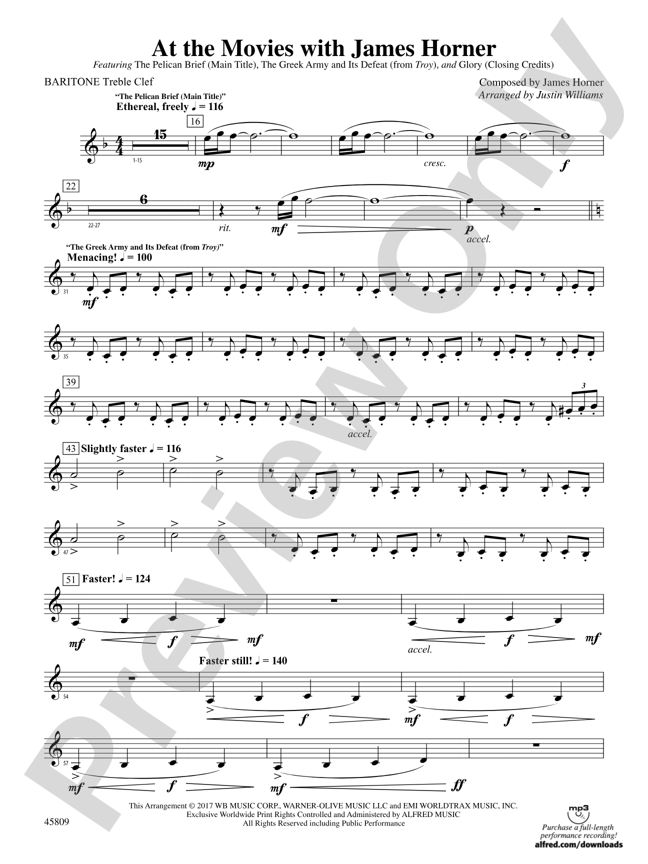At the Movies with James Horner: Baritone T.C.