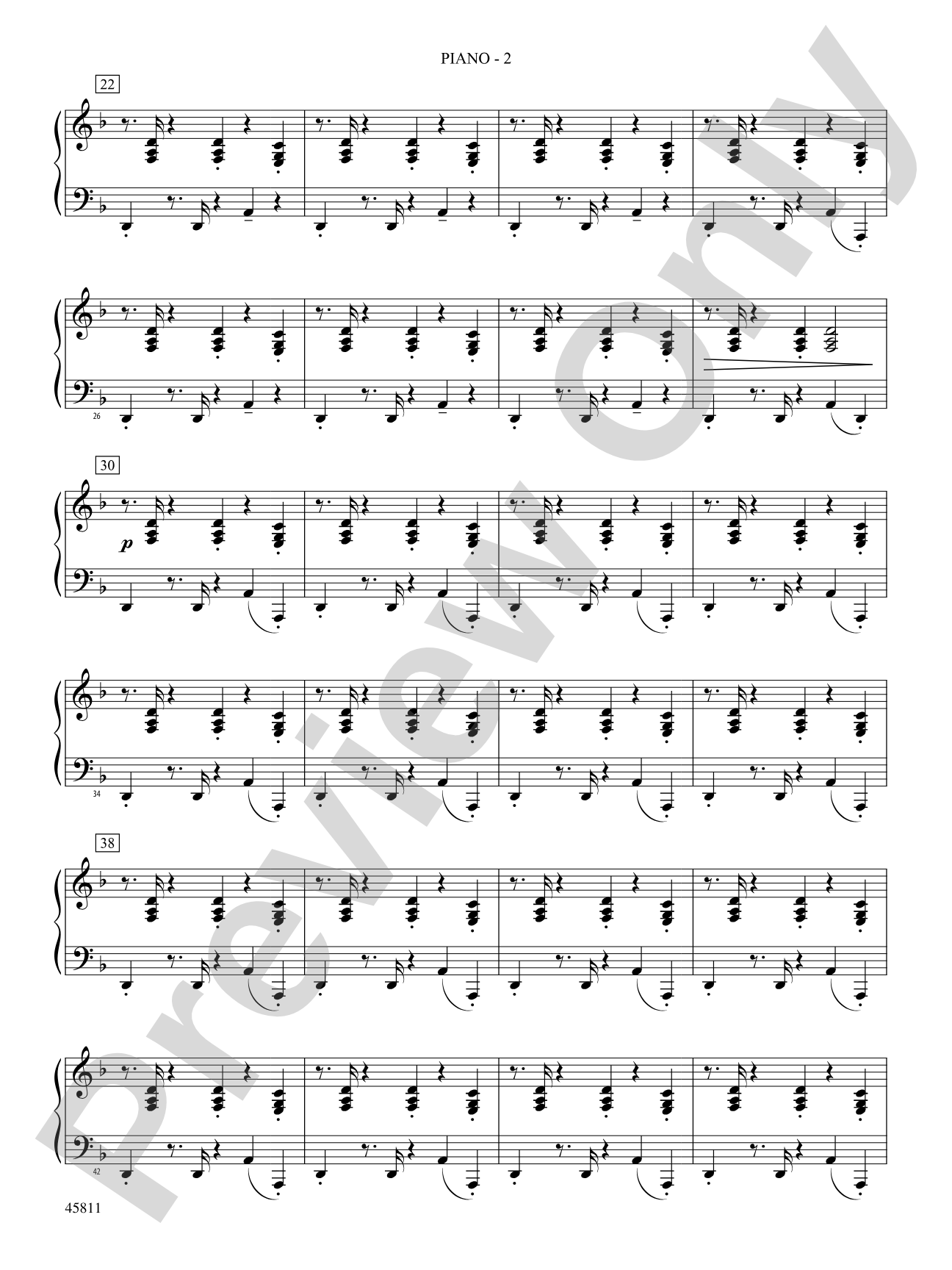 A Tribute to Dave Brubeck: Piano Accompaniment