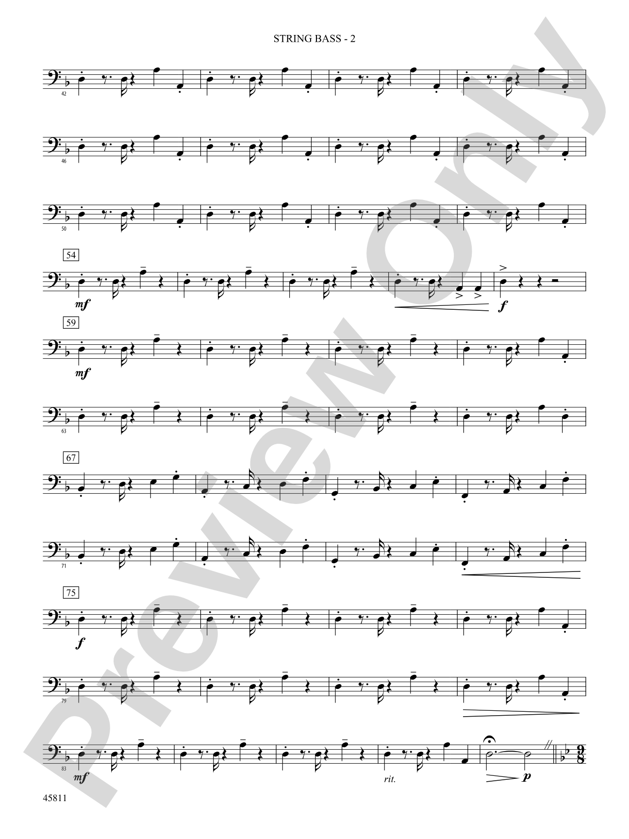 A Tribute to Dave Brubeck: String Bass