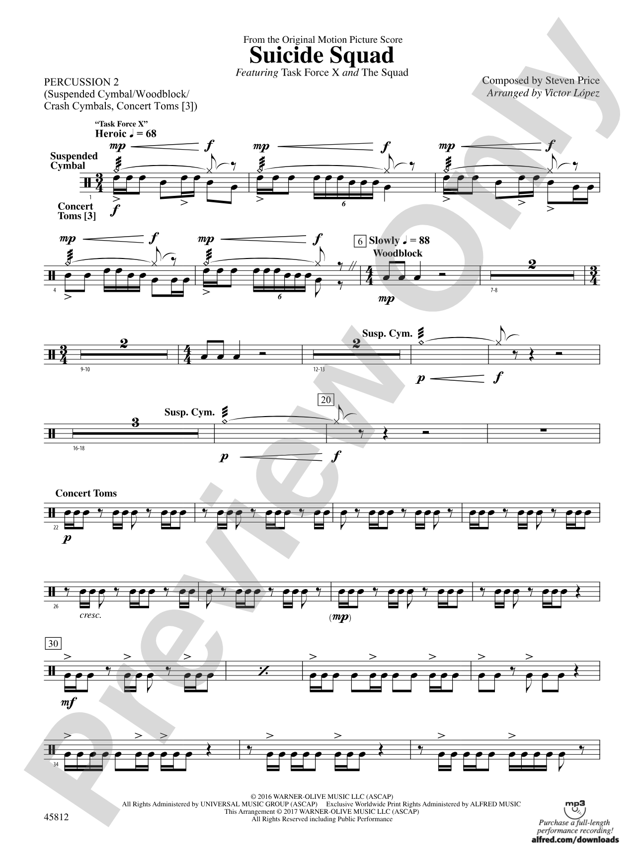 Suicide Squad: 2nd Percussion