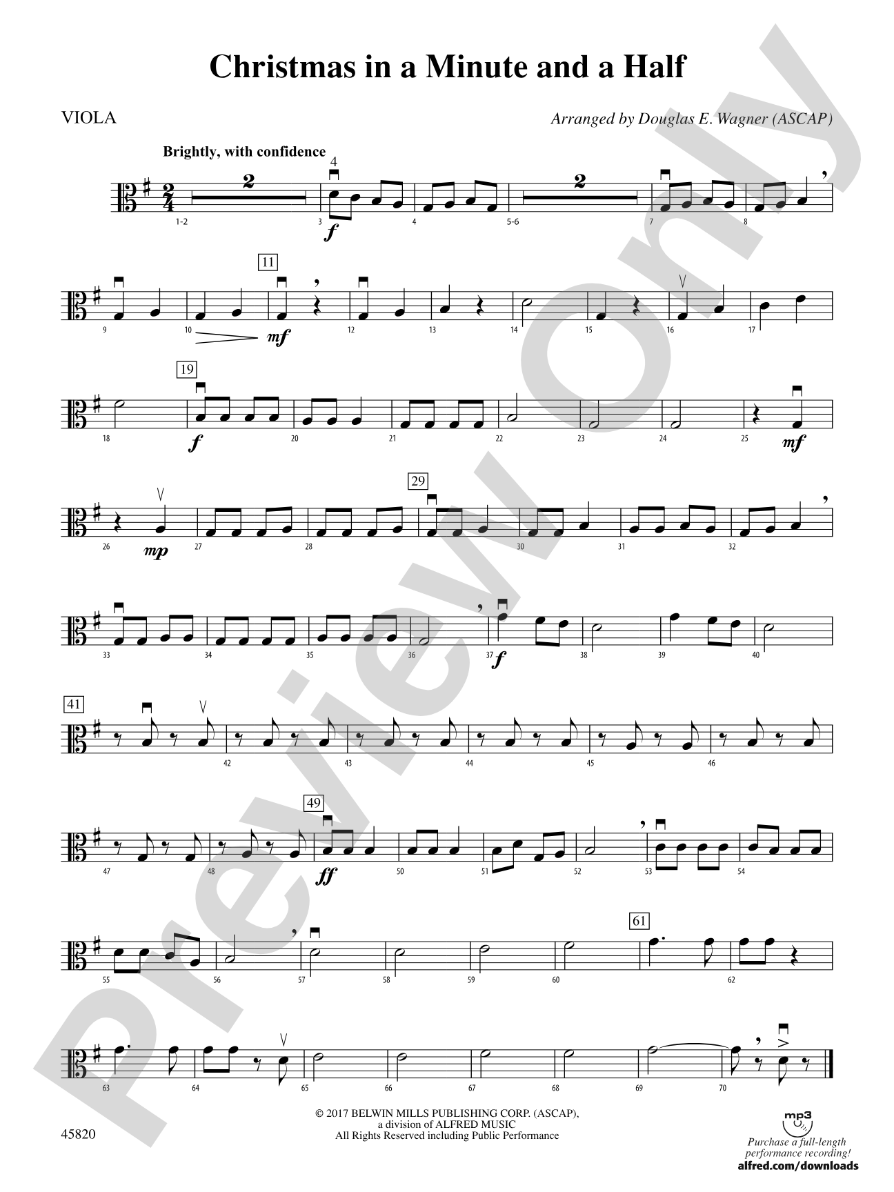 Christmas in a Minute and a Half: Viola