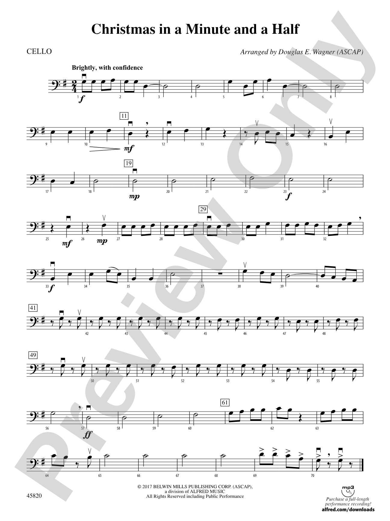 Christmas in a Minute and a Half: Cello