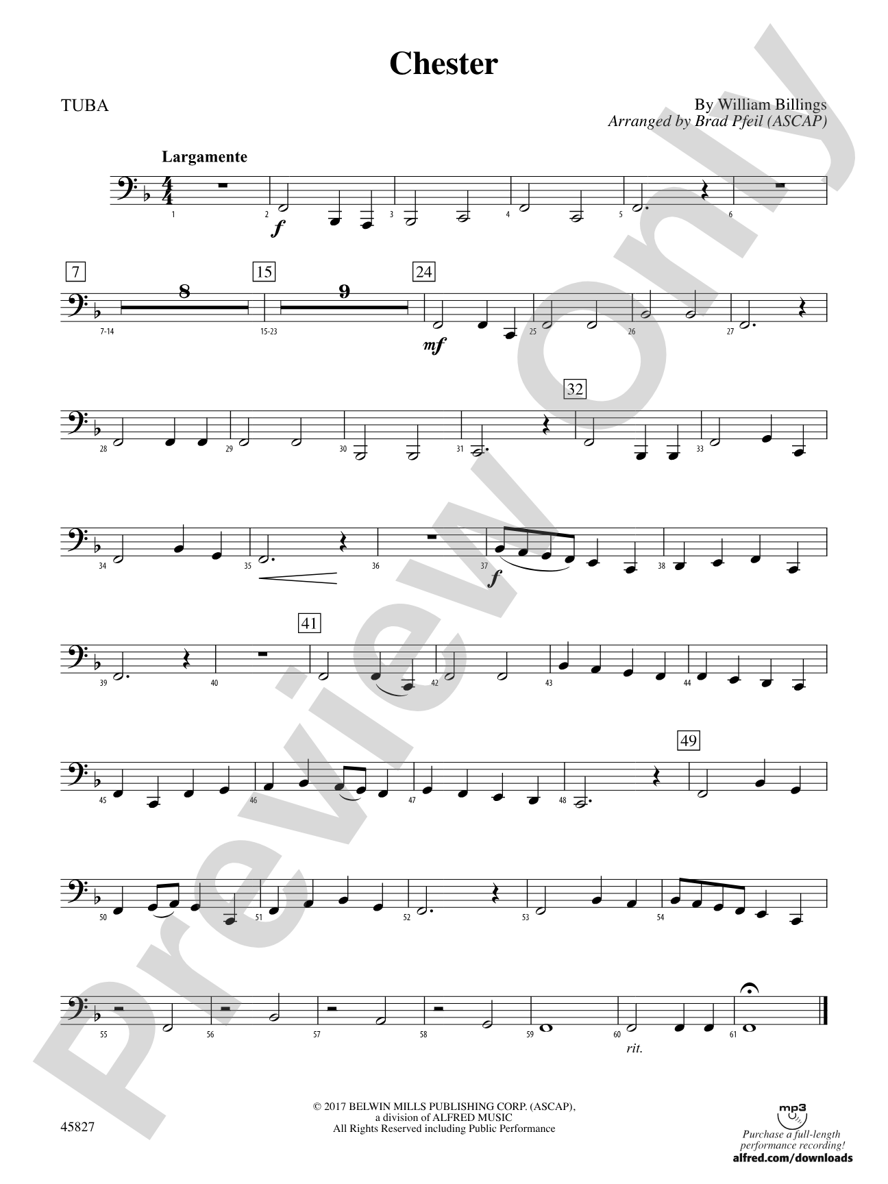 Chester: Tuba