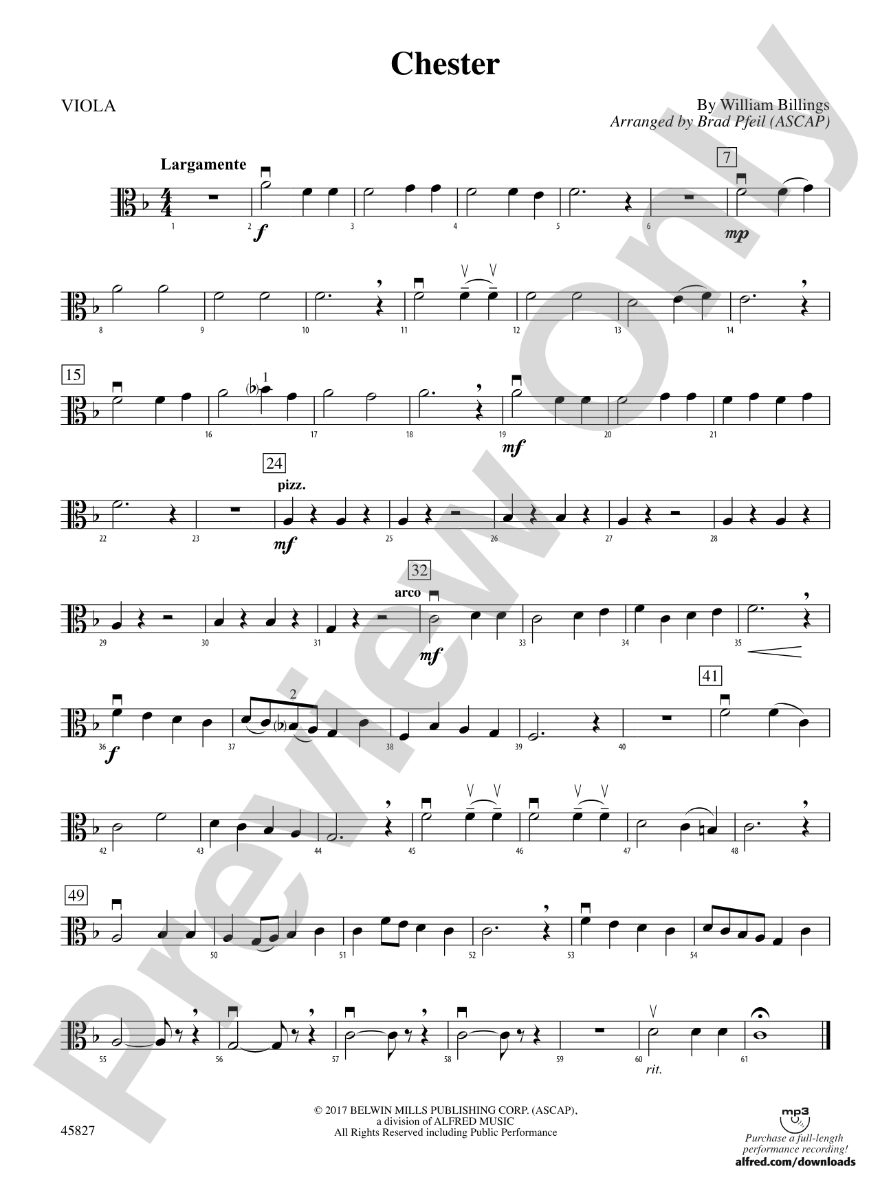 Chester: Viola