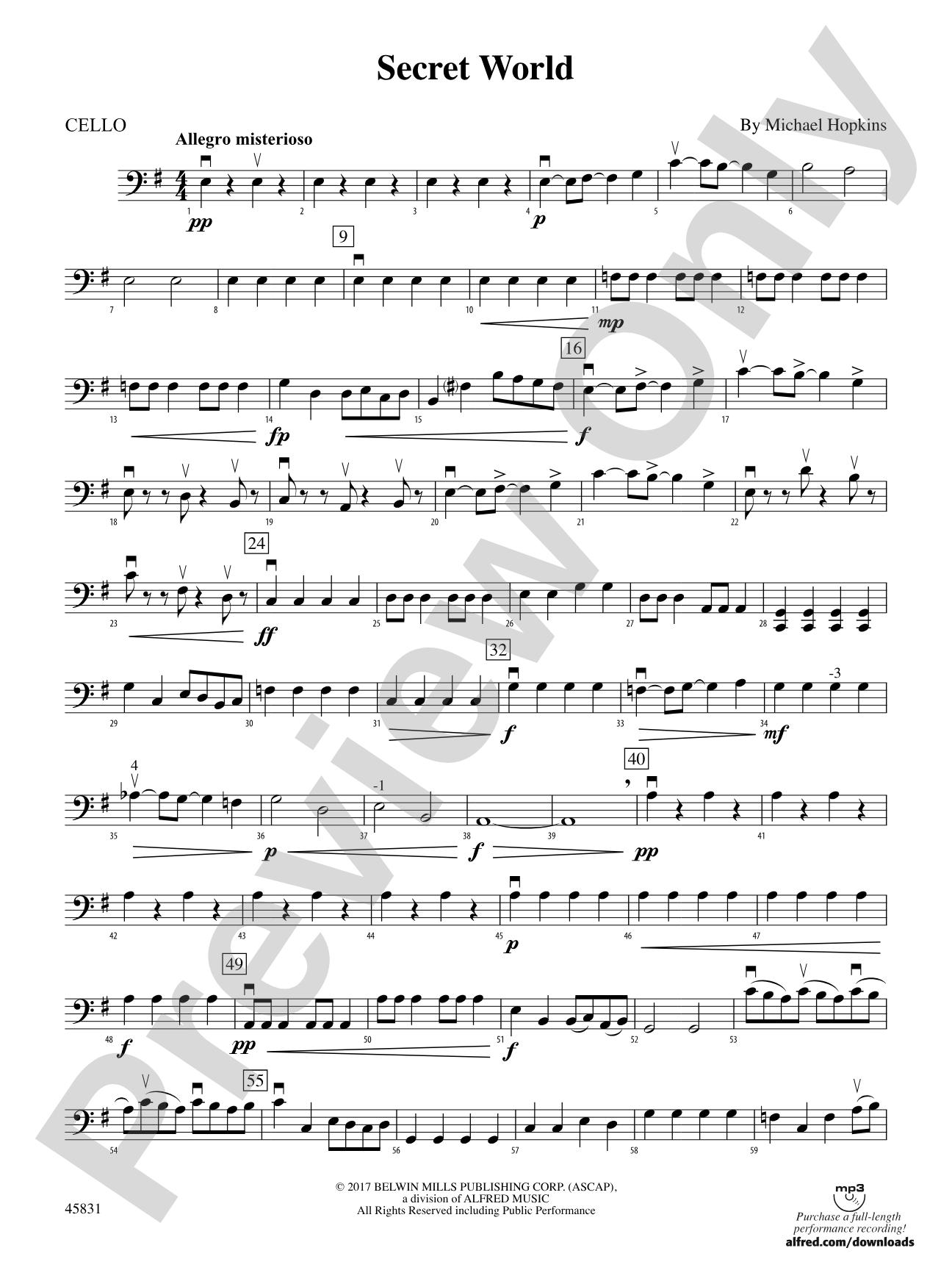 Secret World: Cello