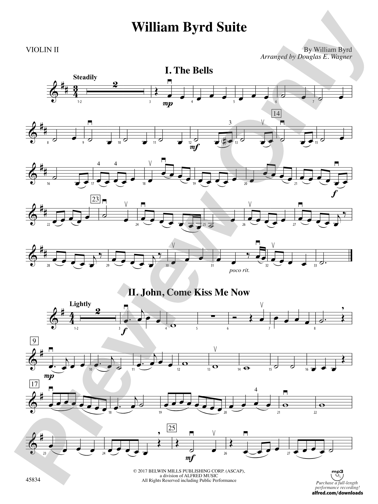 William Byrd Suite: 2nd Violin