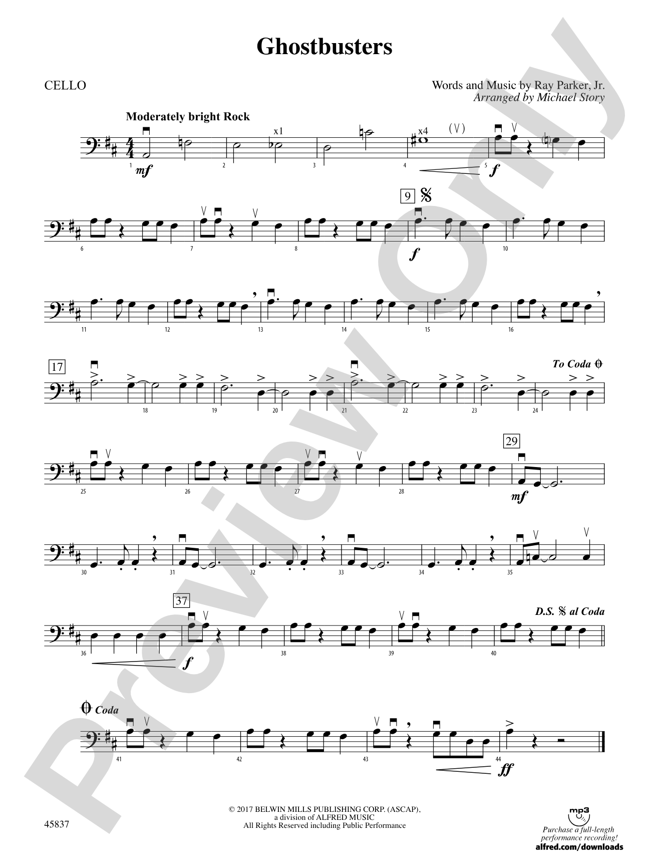 Ghostbusters: Cello