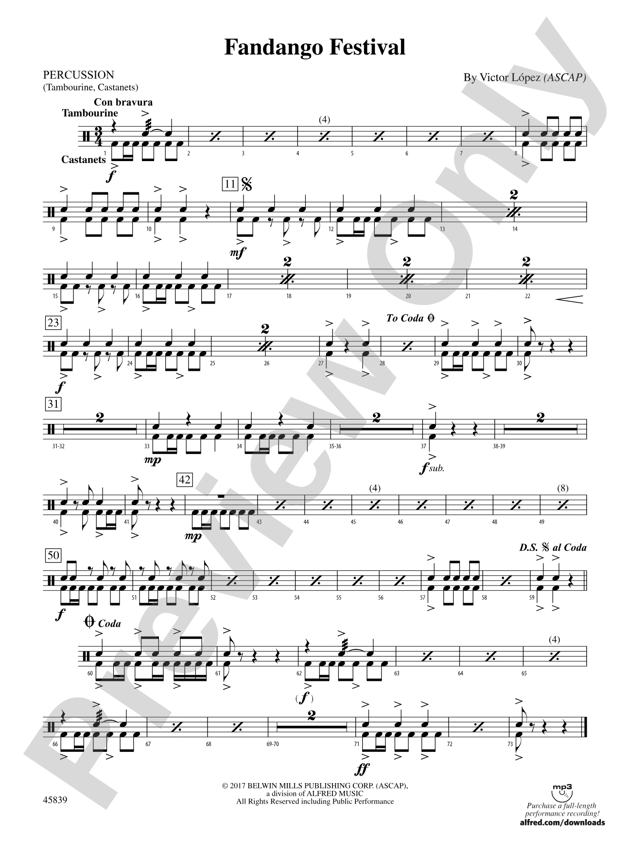 Fandango Festival: 1st Percussion