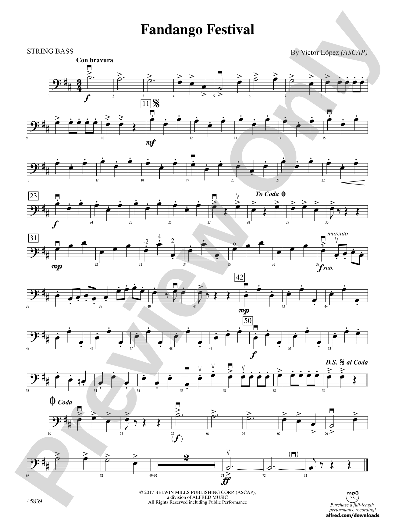 Fandango Festival: String Bass