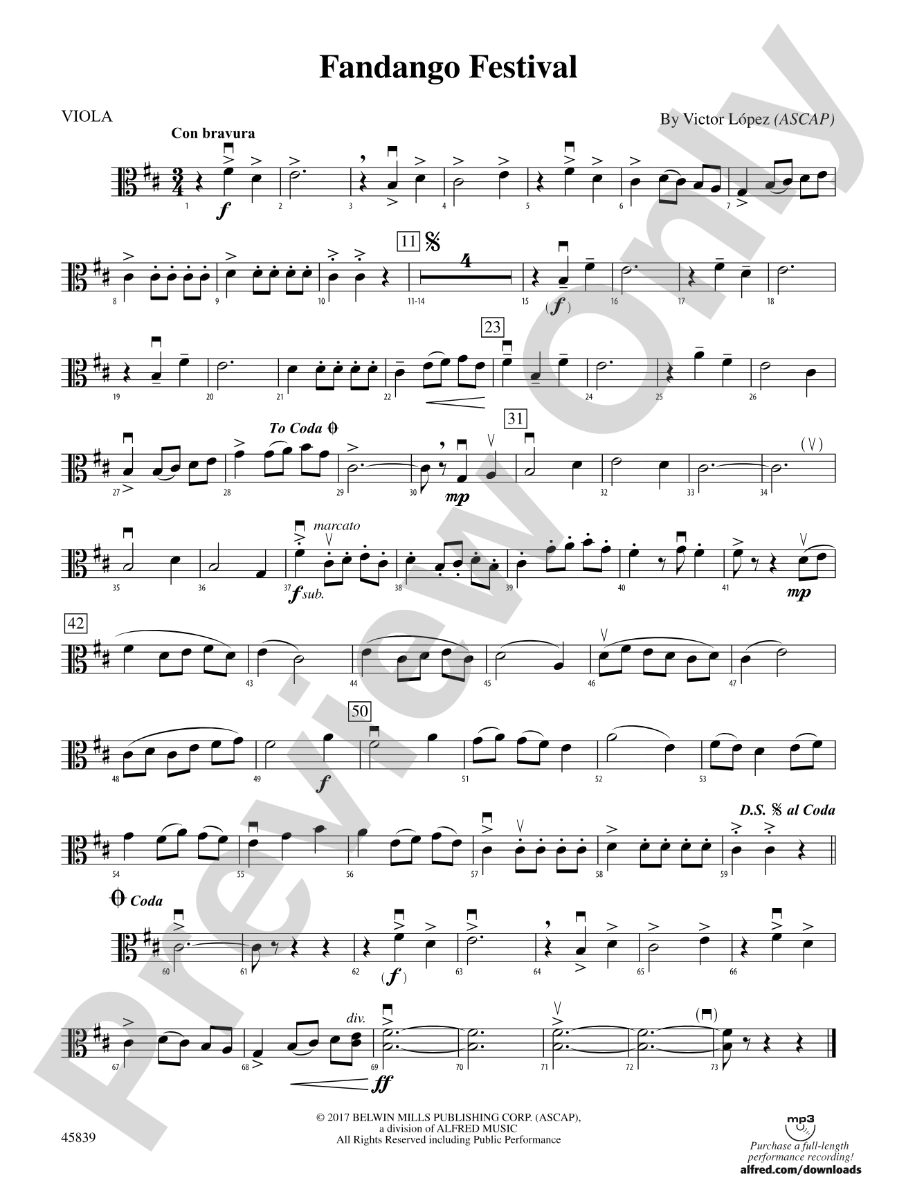 Fandango Festival: Viola