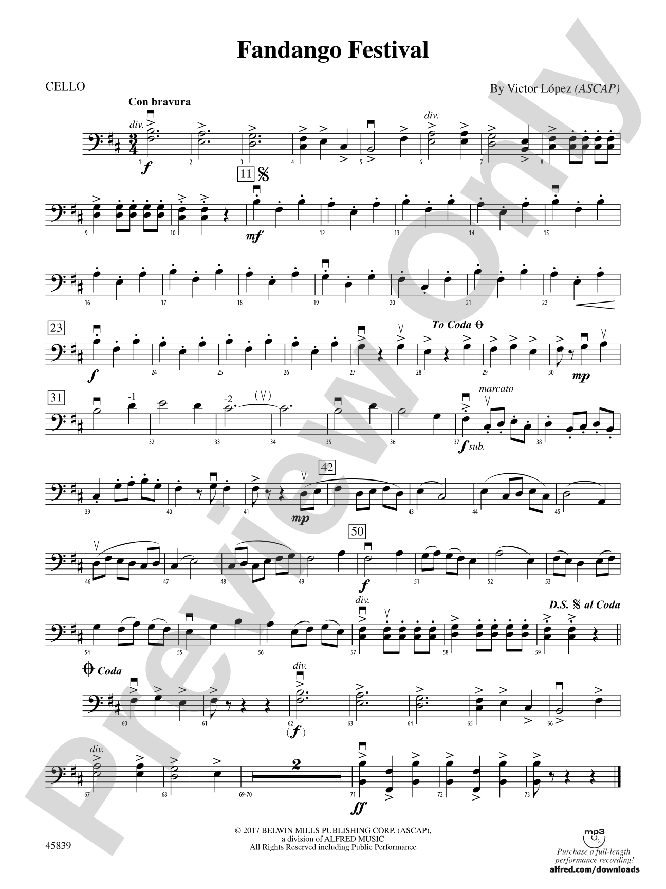 Fandango Festival: Cello