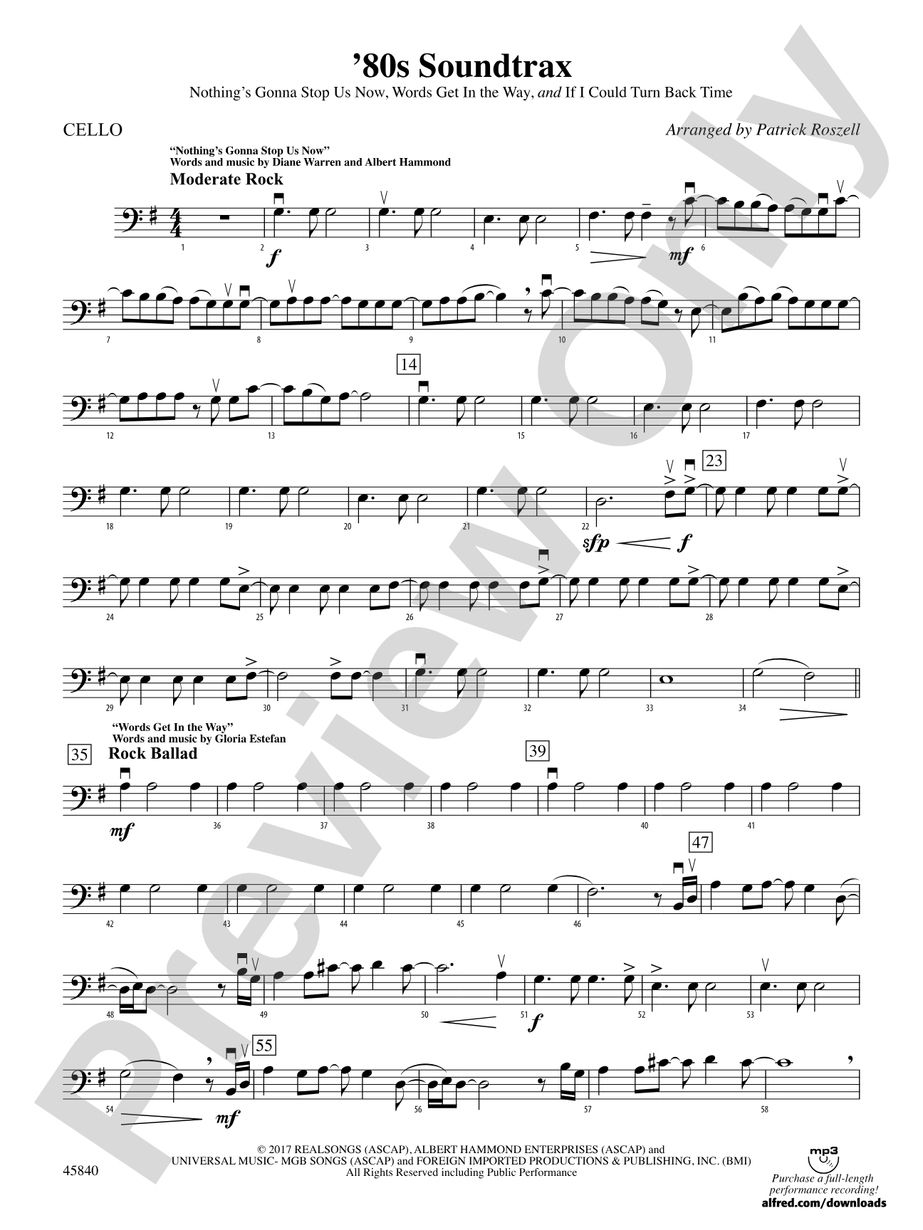 '80s Soundtrax: Cello