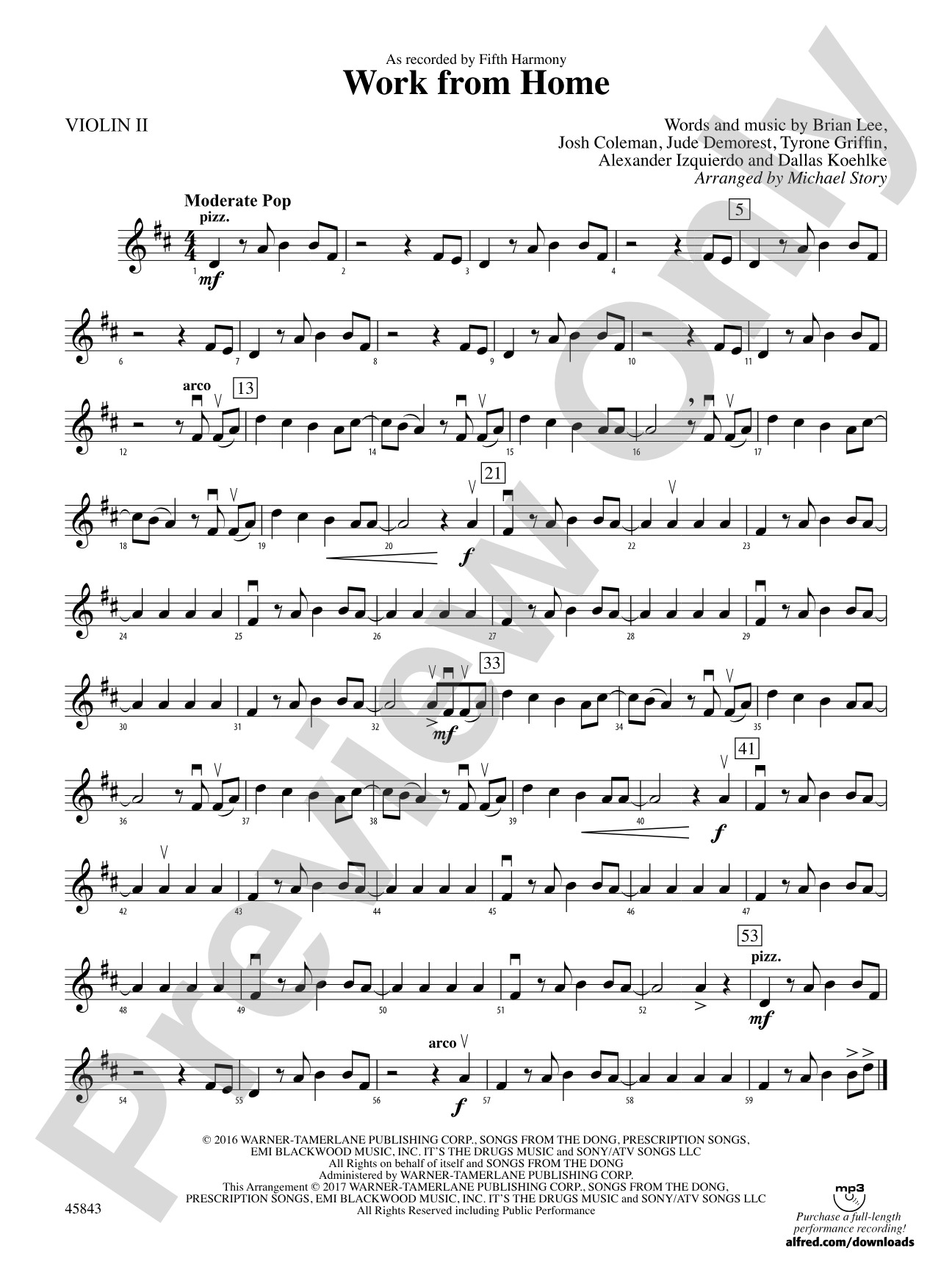 Work from Home: 2nd Violin