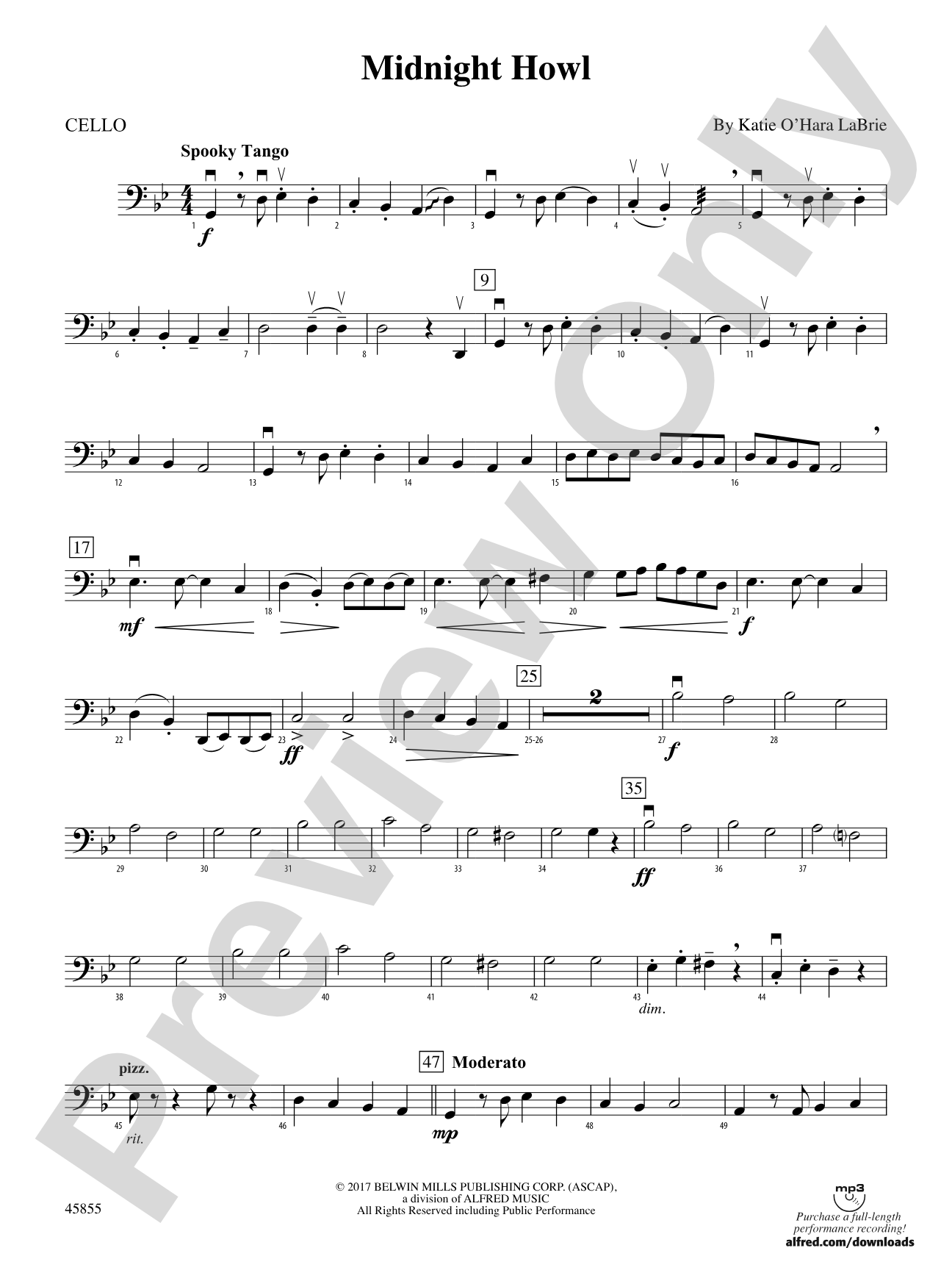 Midnight Howl: Cello
