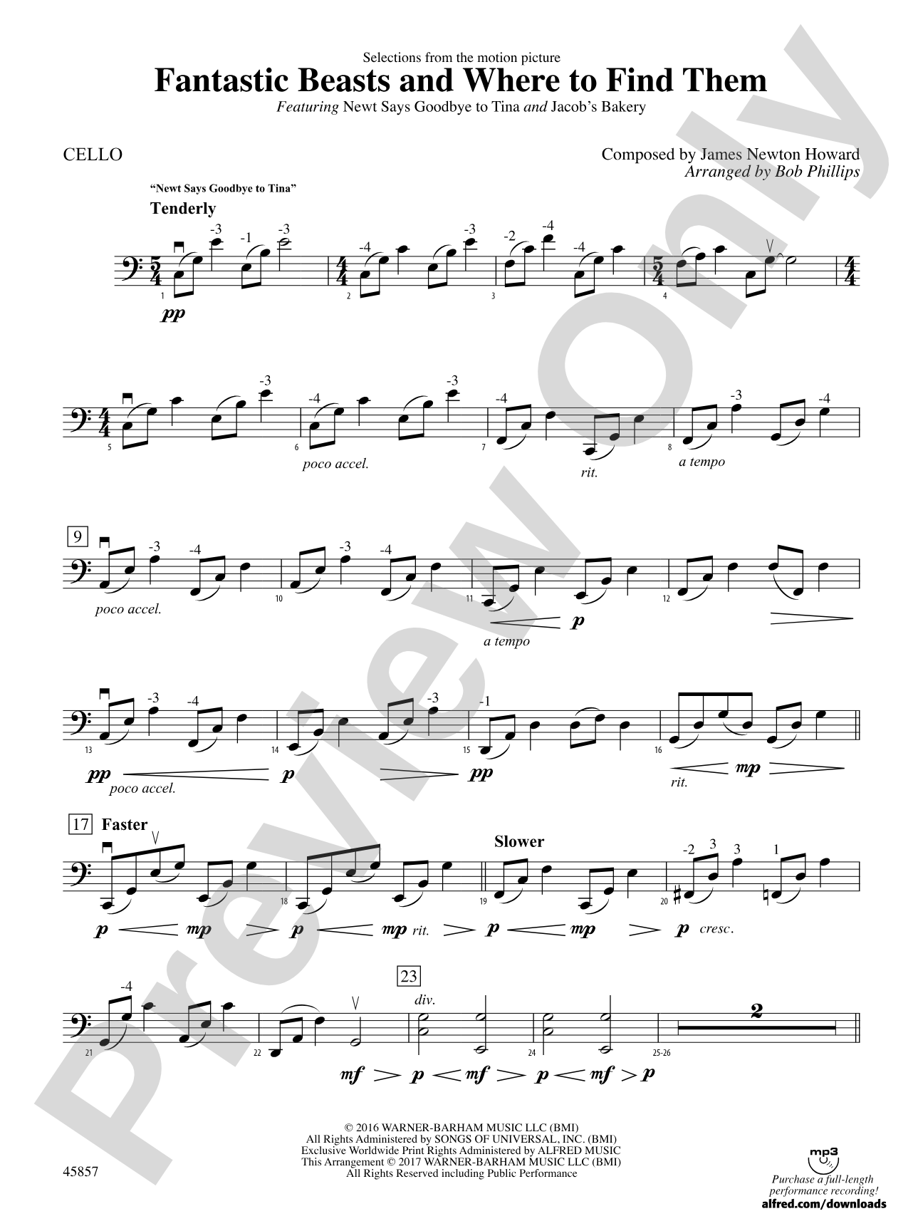 Fantastic Beasts and Where to Find Them: Cello