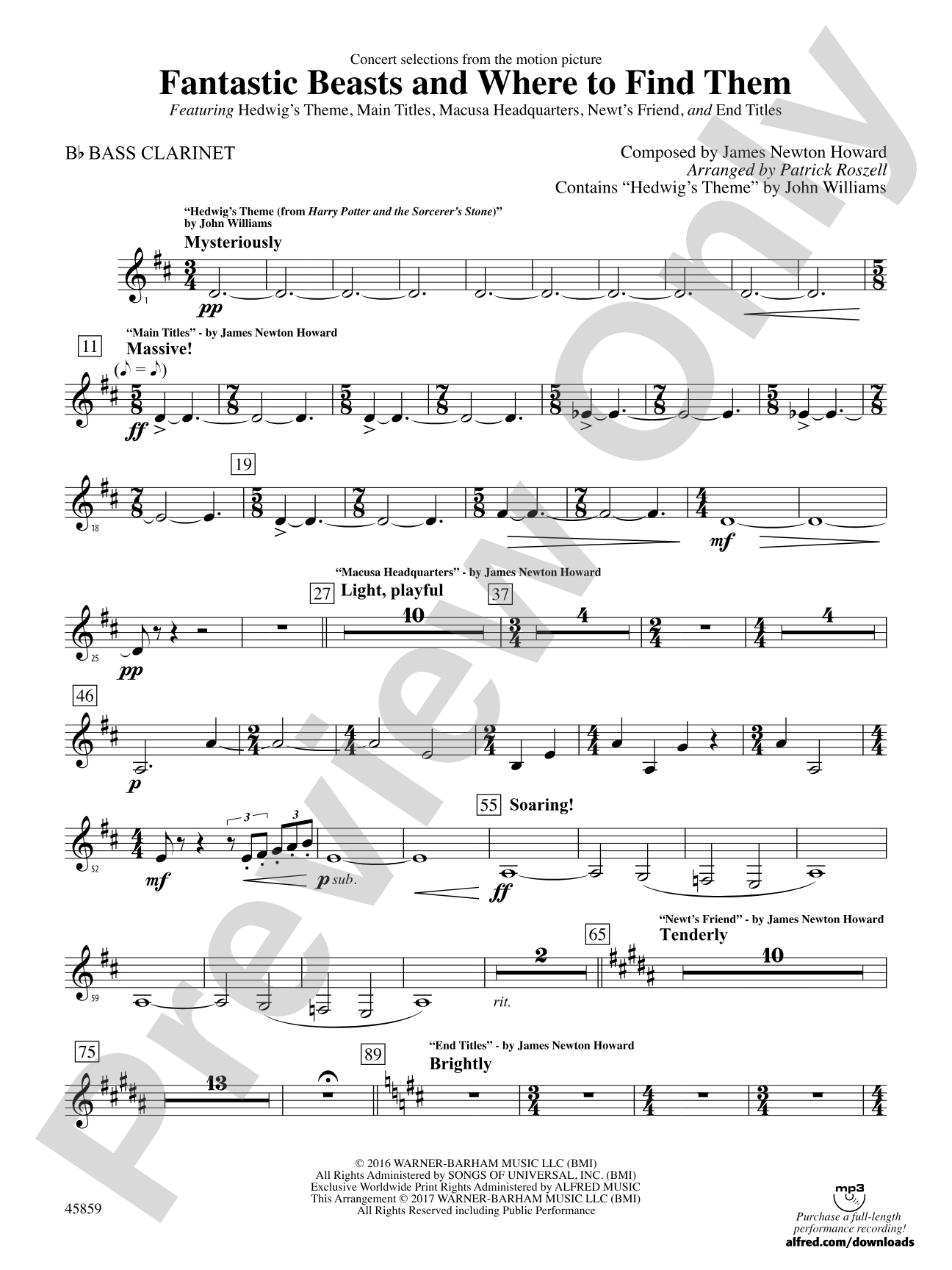 Fantastic Beasts and Where to Find Them: B-flat Bass Clarinet