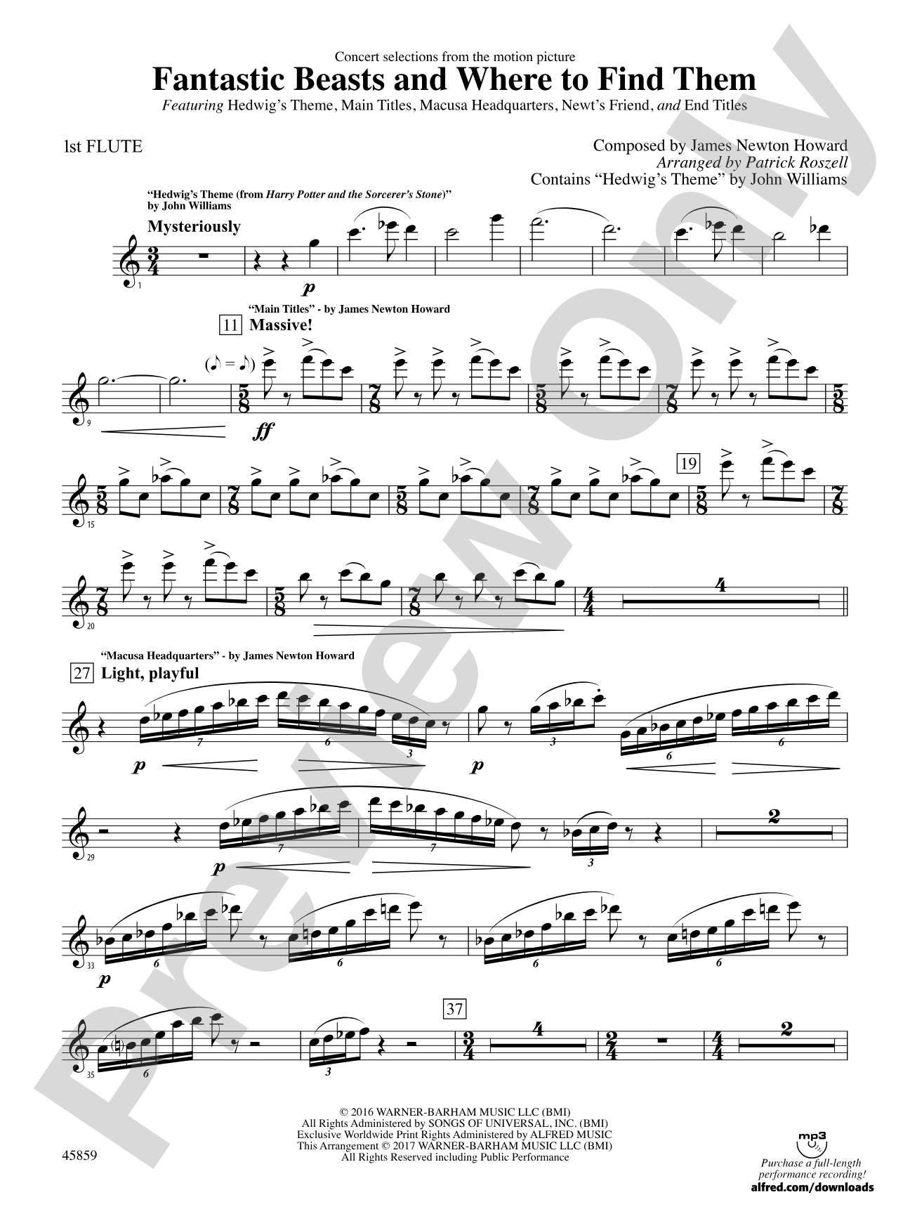 Fantastic Beasts and Where to Find Them: Flute