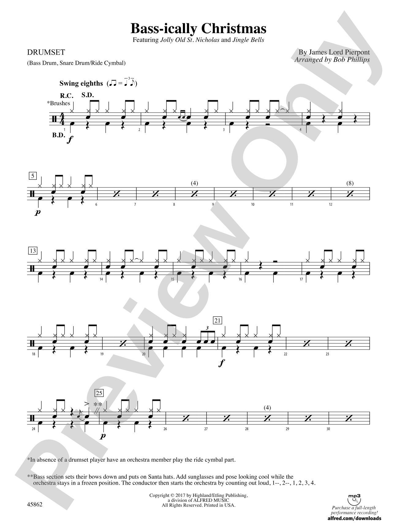 Bass-ically Christmas: Drums