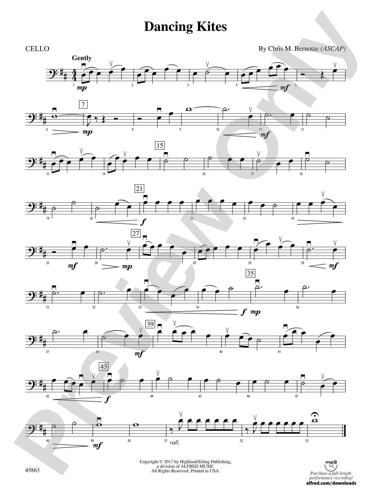 Dancing Kites: Cello