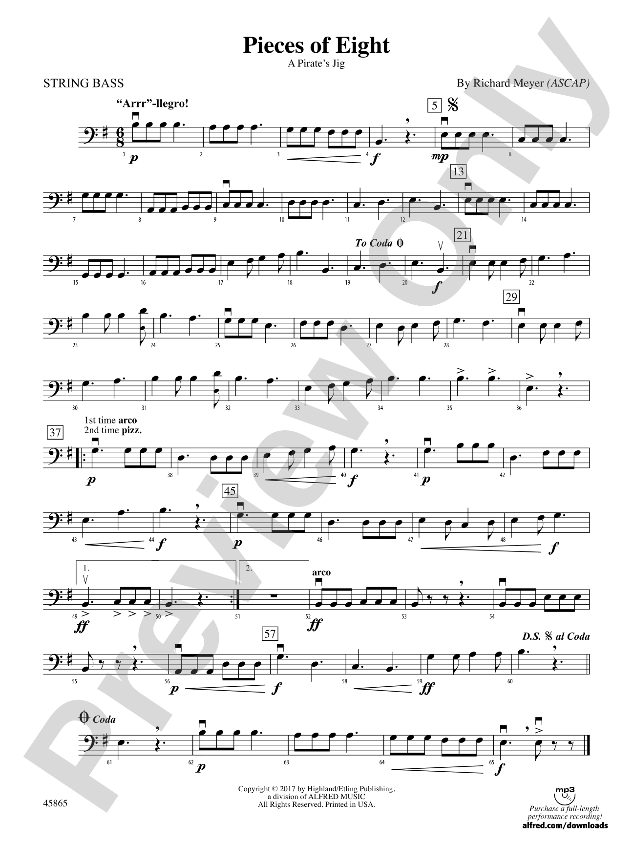 Pieces of Eight: String Bass