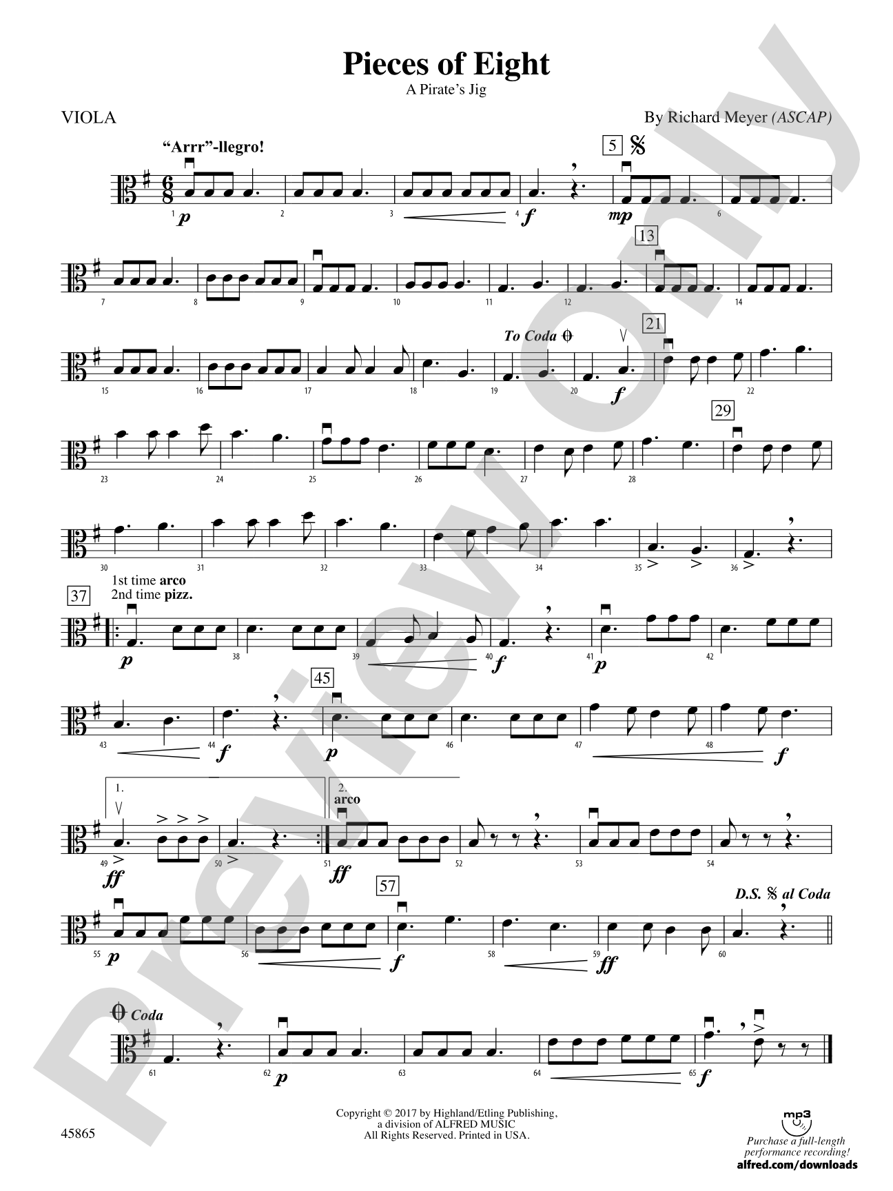 Pieces of Eight: Viola