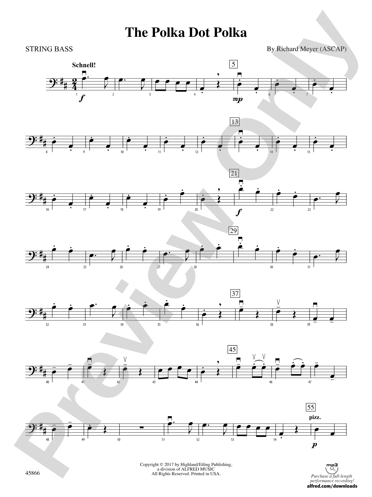 The Polka Dot Polka: String Bass