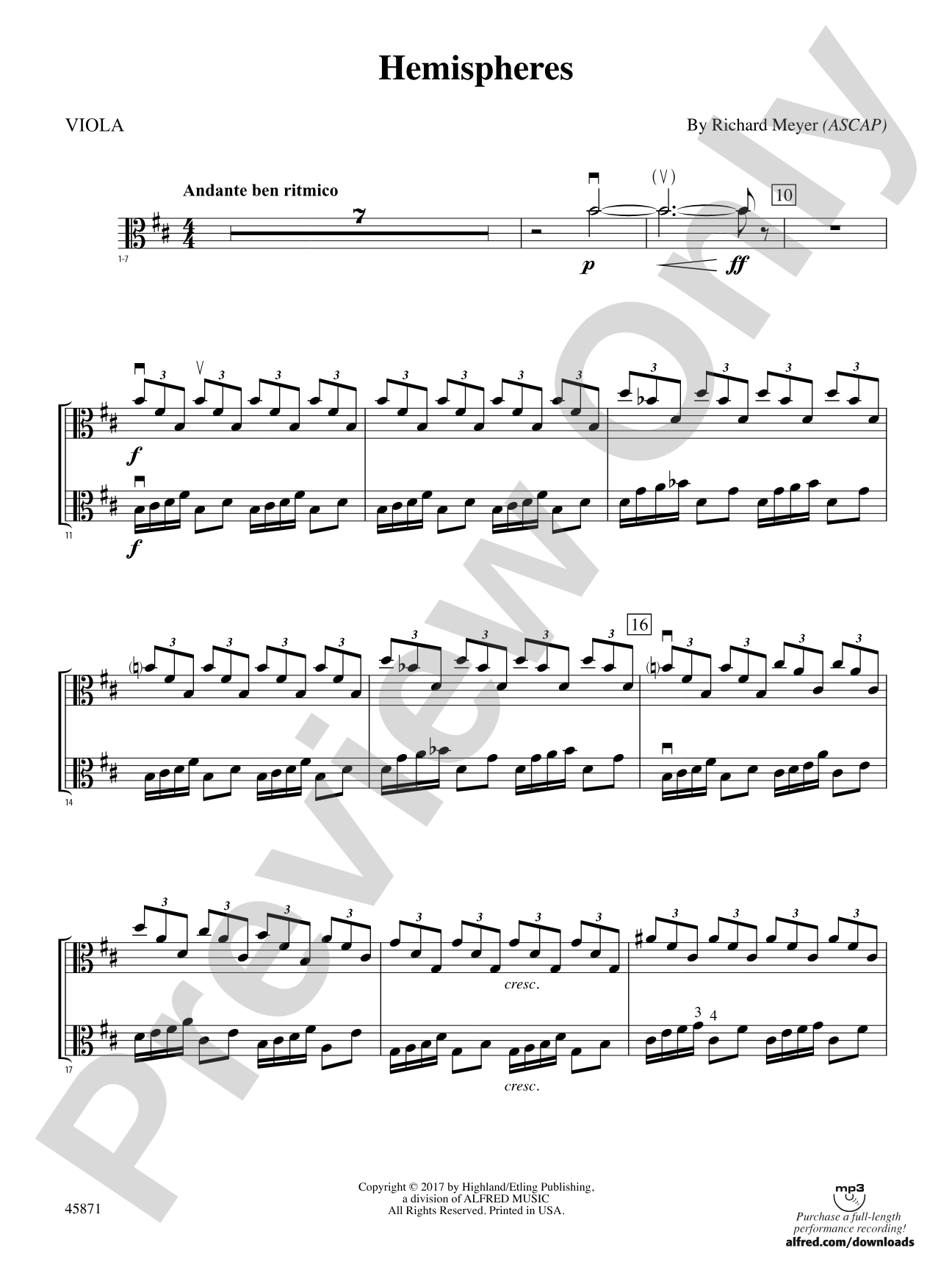 Hemispheres: Viola
