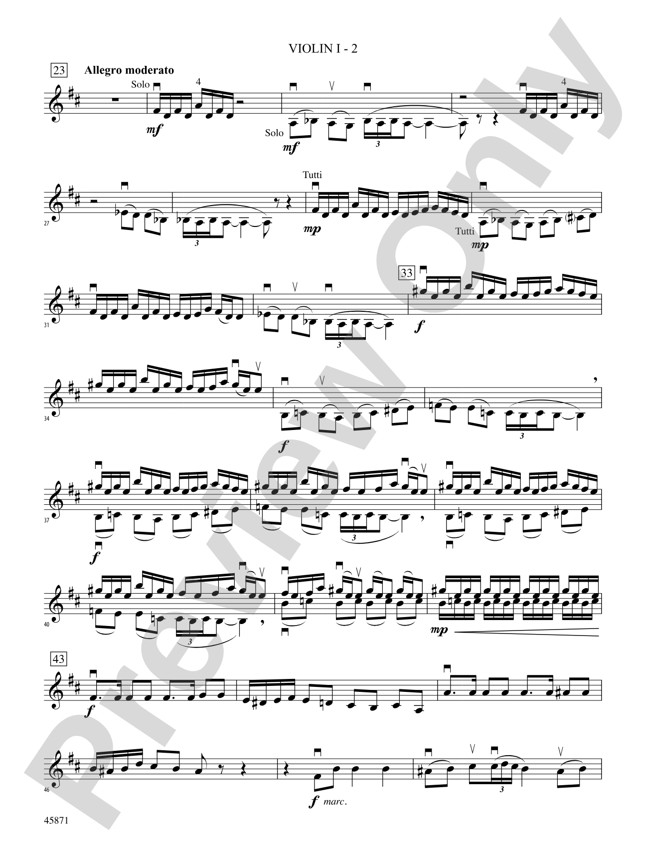 Hemispheres: 1st Violin