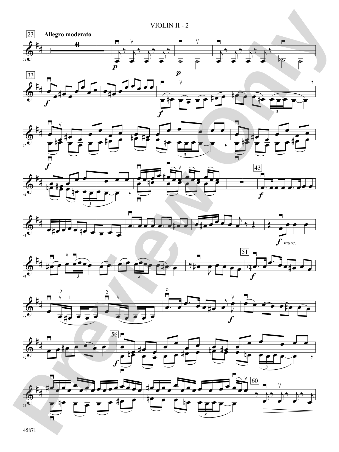 Hemispheres: 2nd Violin
