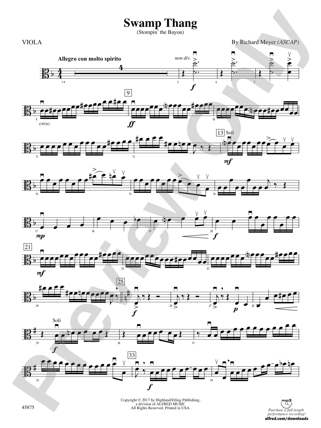 Swamp Thang: Viola