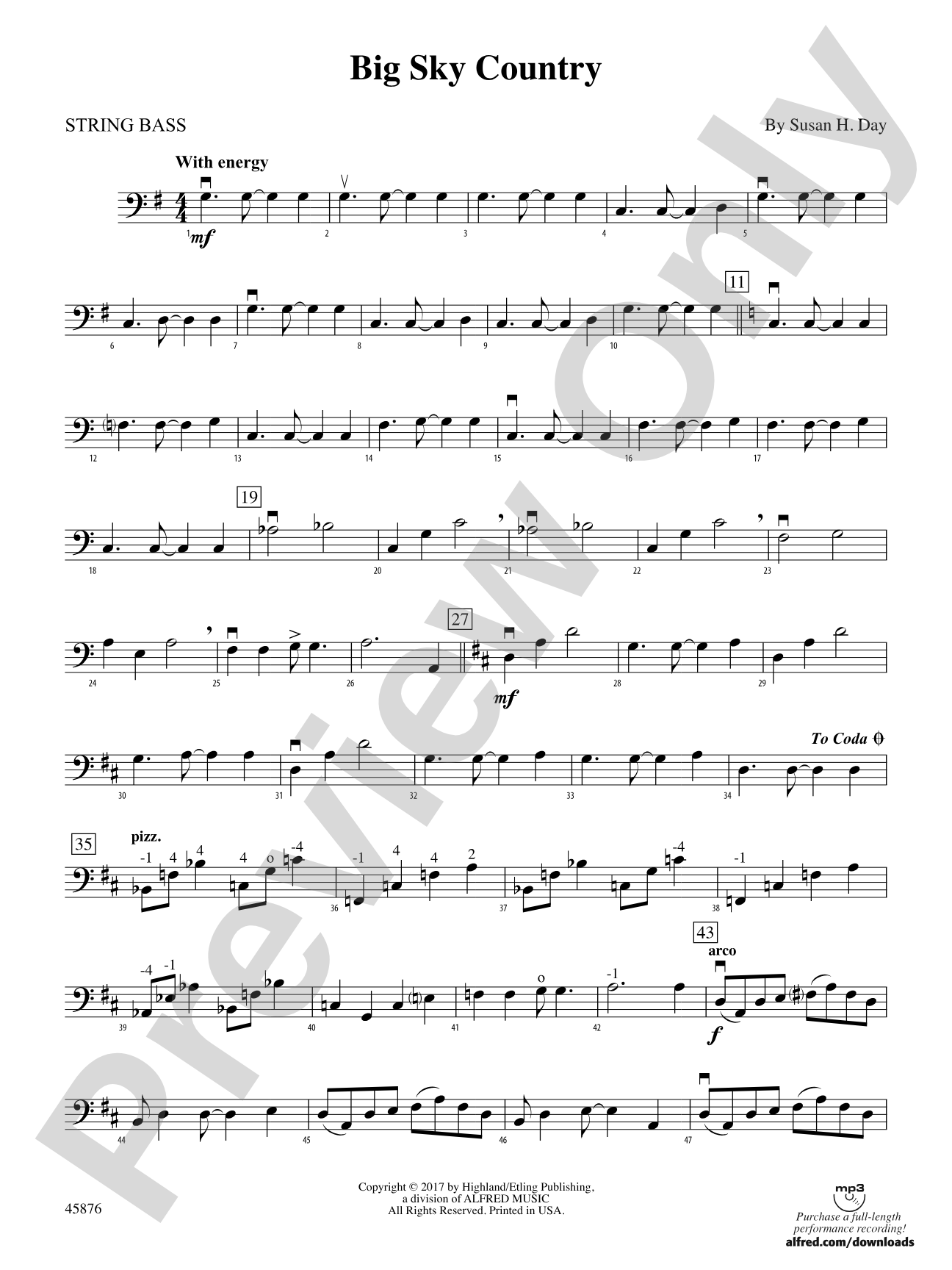 Big Sky Country: String Bass