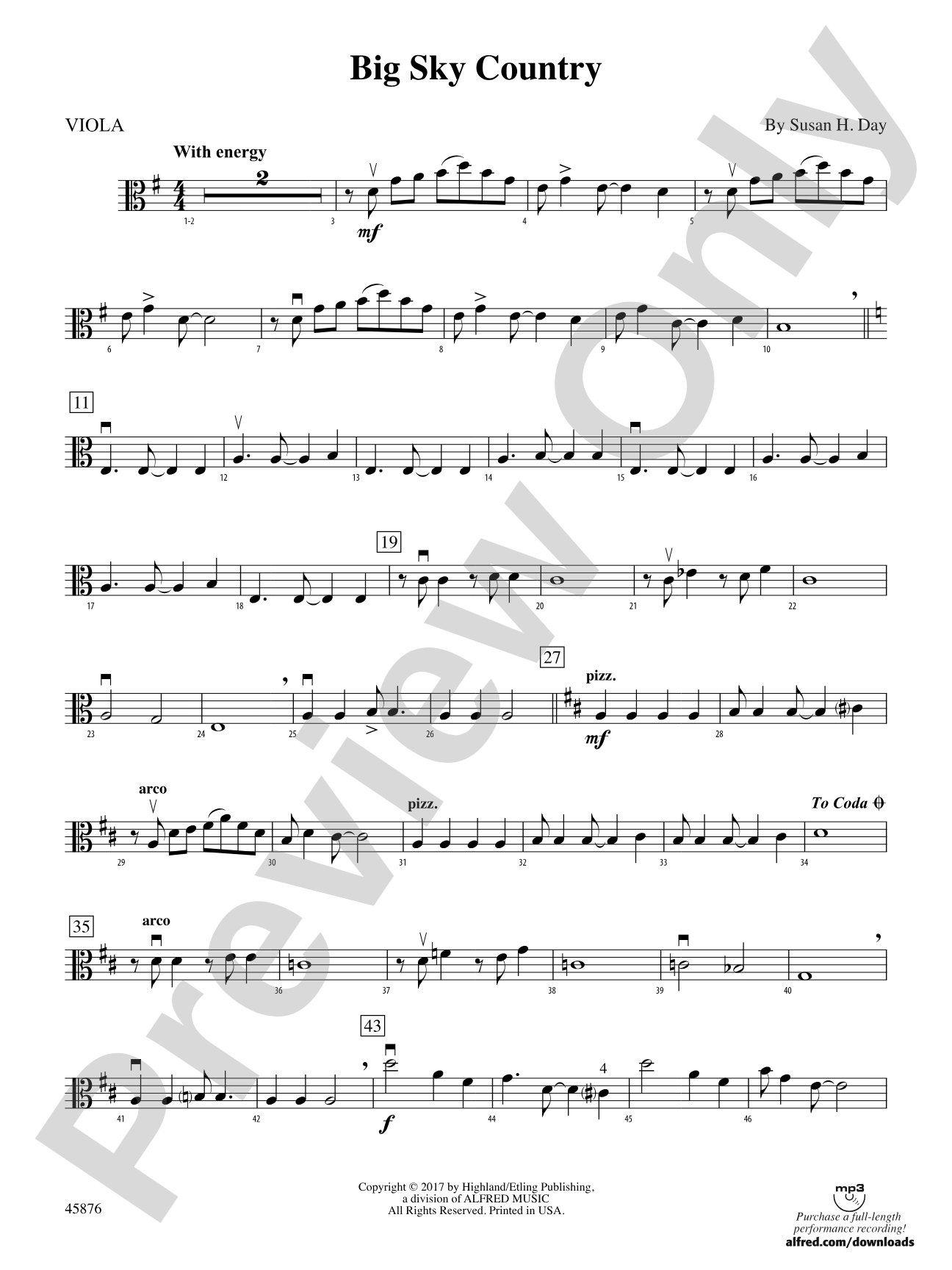 Big Sky Country: Viola