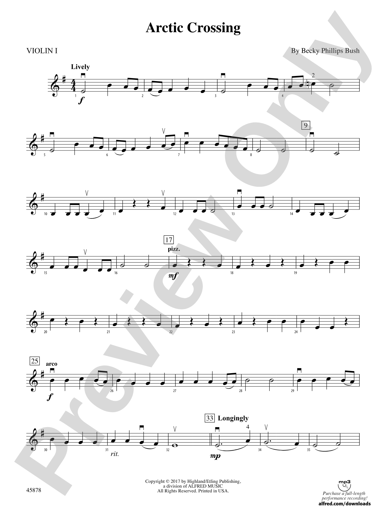 Arctic Crossing: 1st Violin