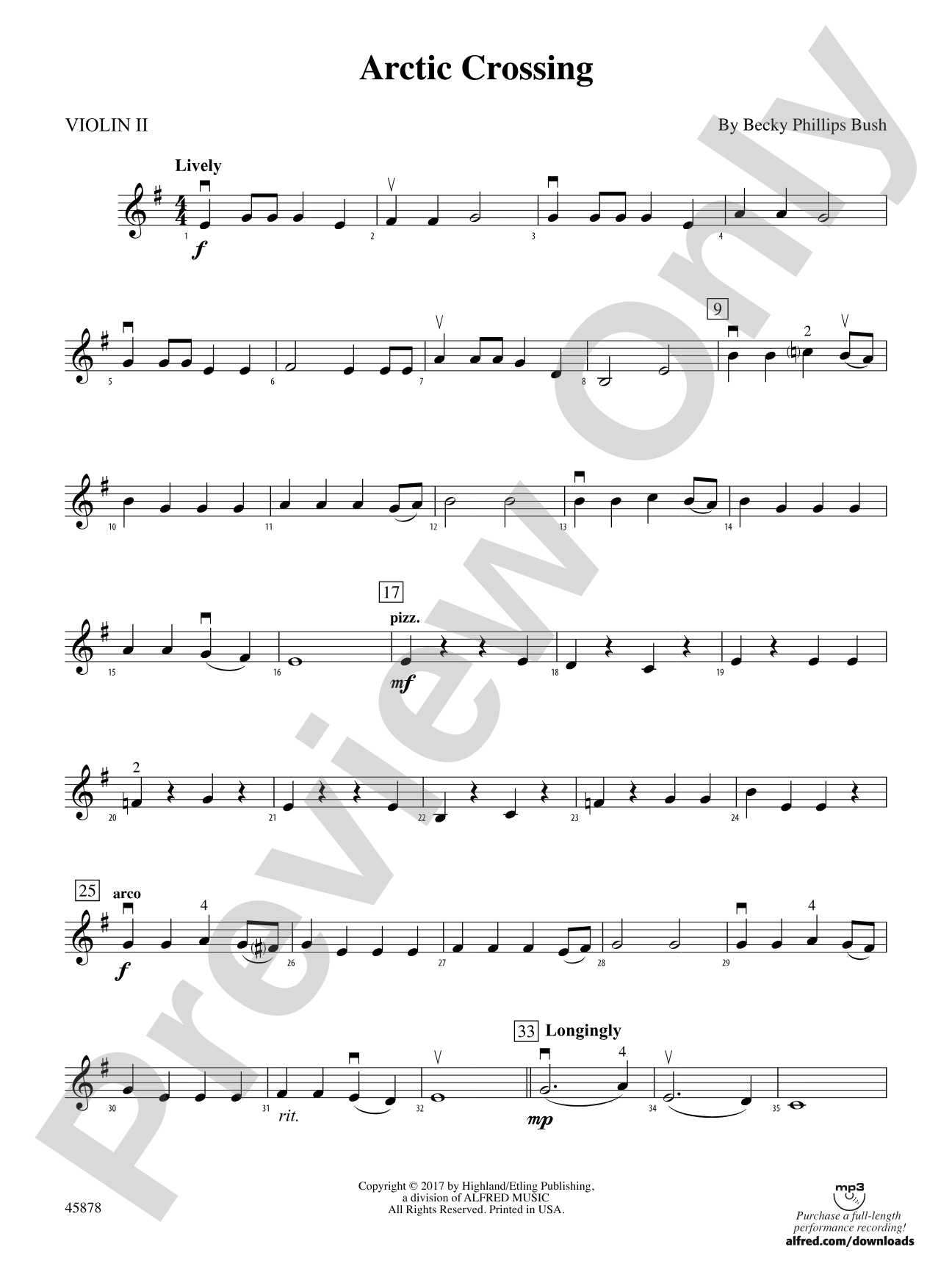 Arctic Crossing: 2nd Violin