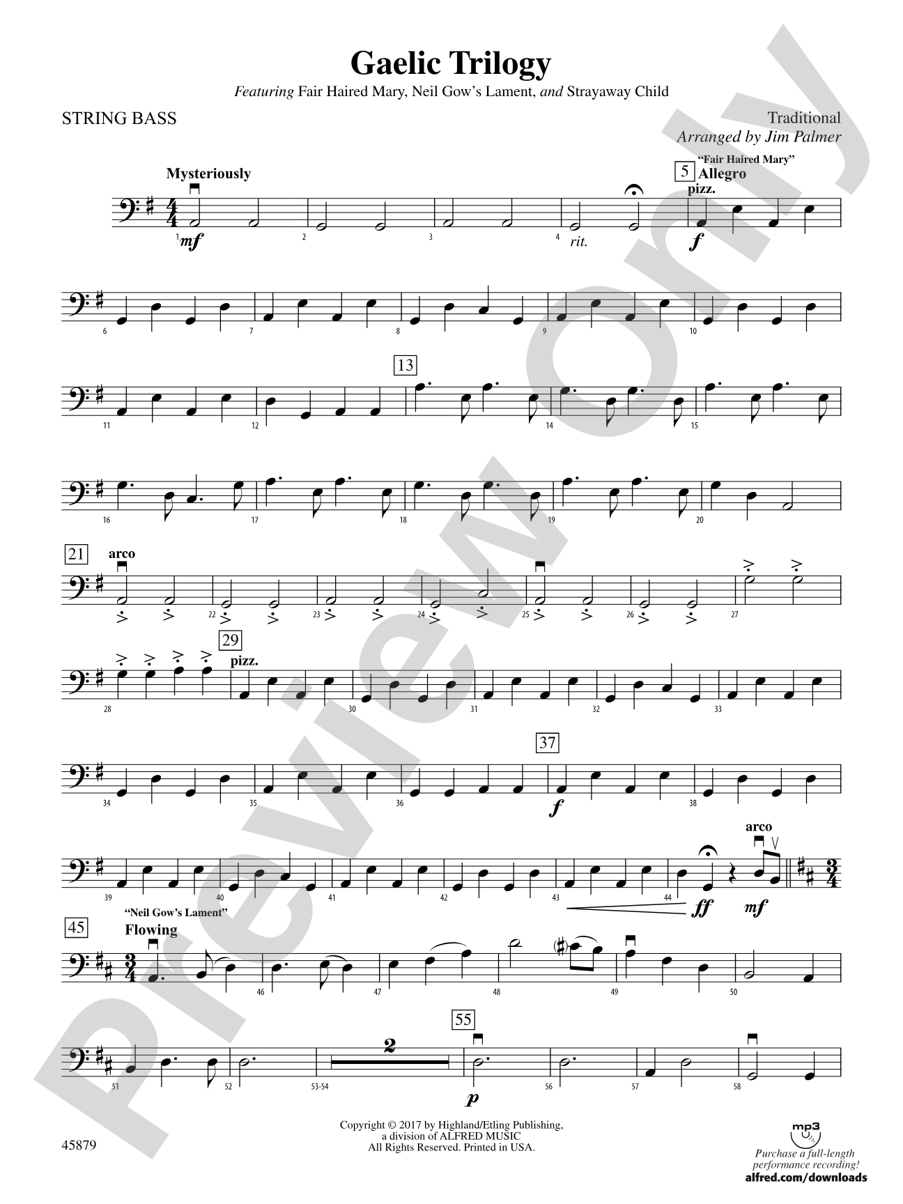 Gaelic Trilogy: String Bass