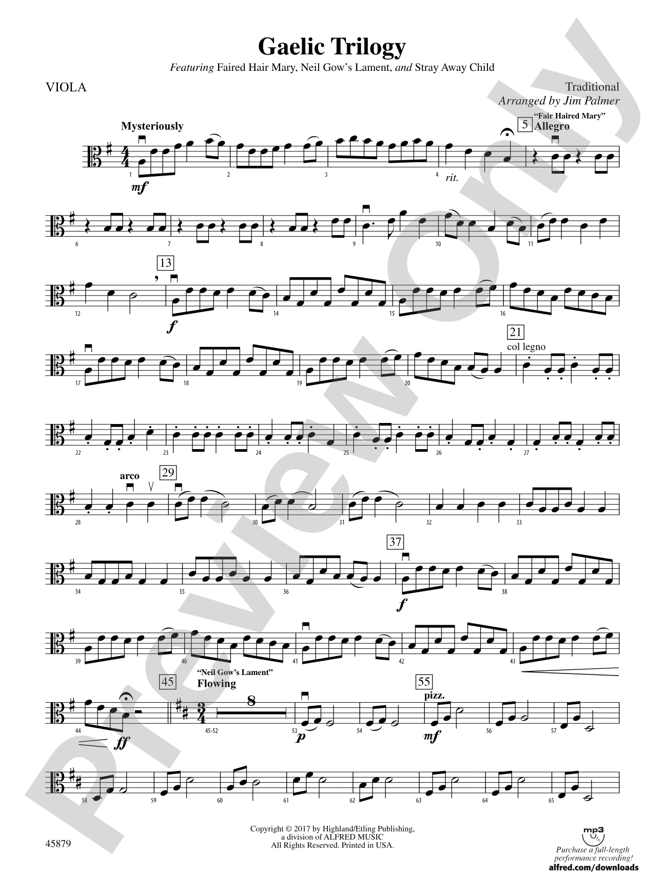 Gaelic Trilogy: Viola