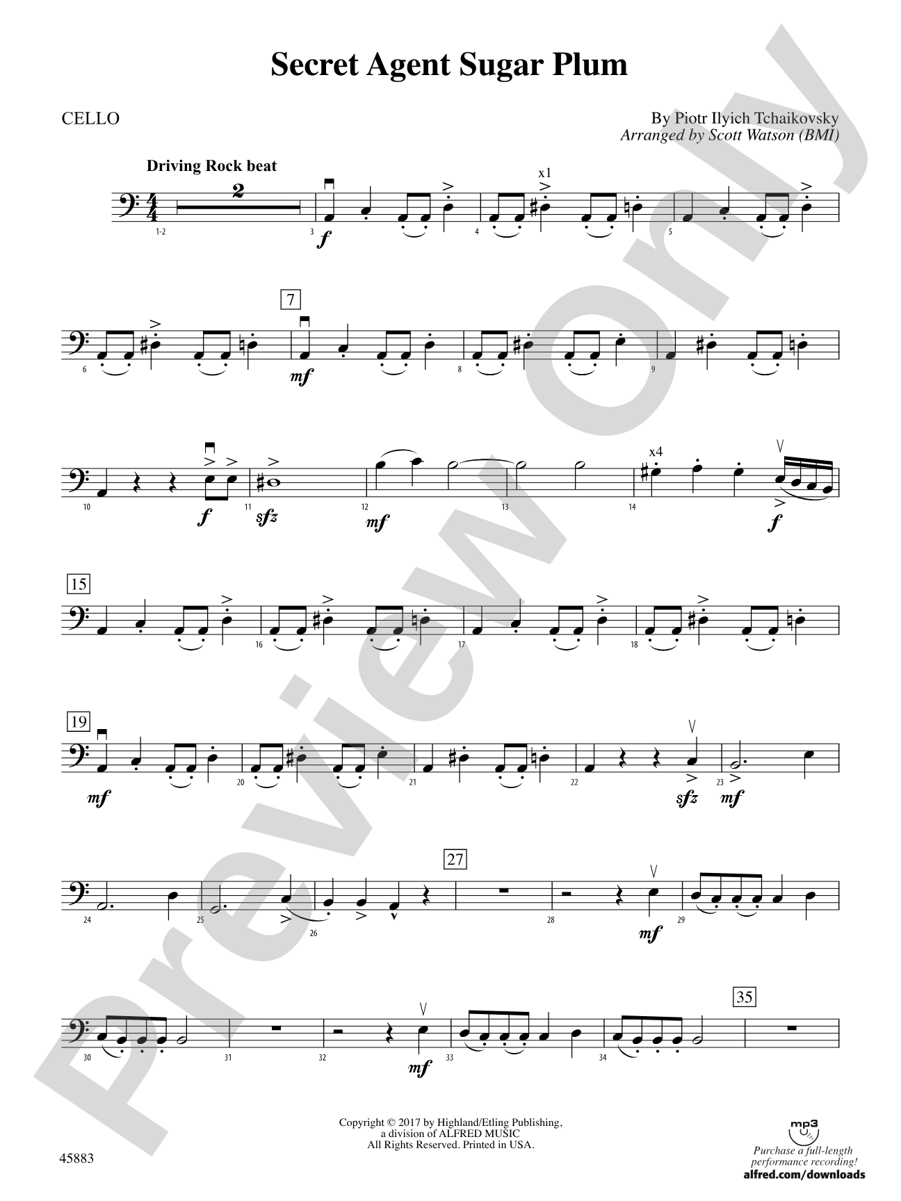 Secret Agent Sugar Plum: Cello
