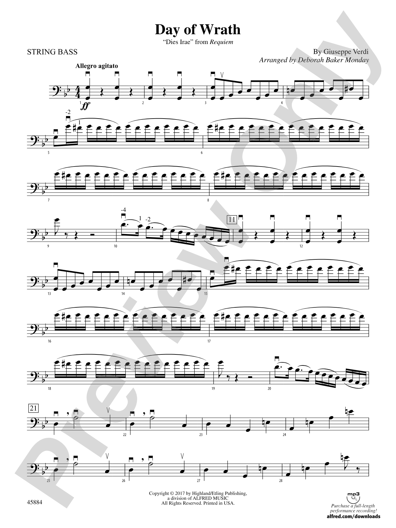 Day of Wrath: String Bass