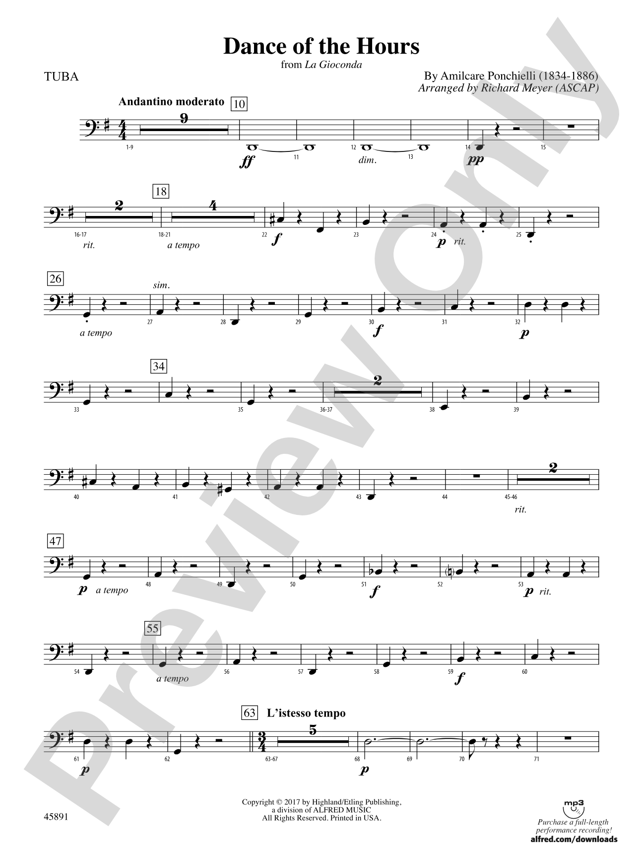 Dance of the Hours: Tuba