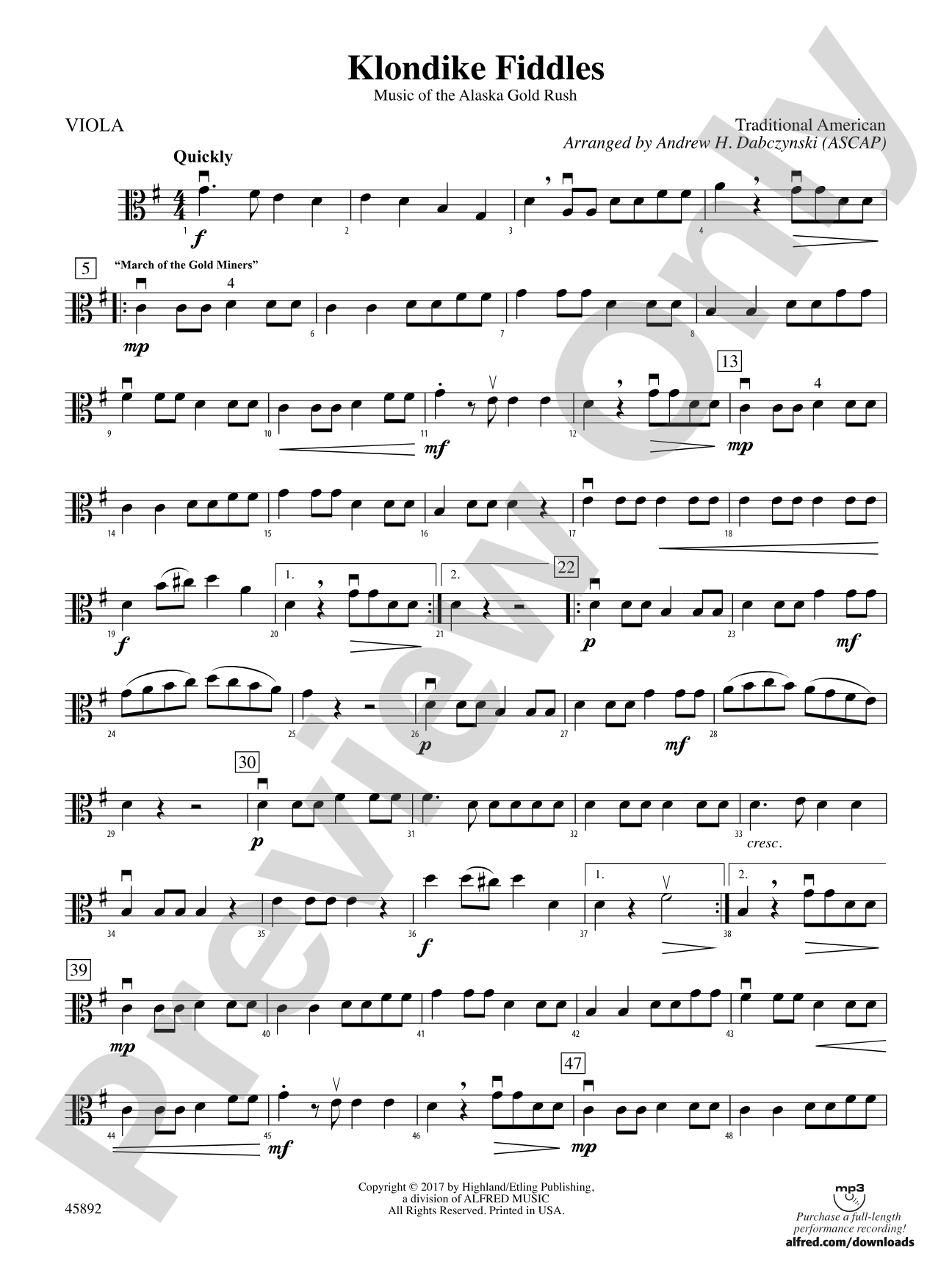 Klondike Fiddles: Viola