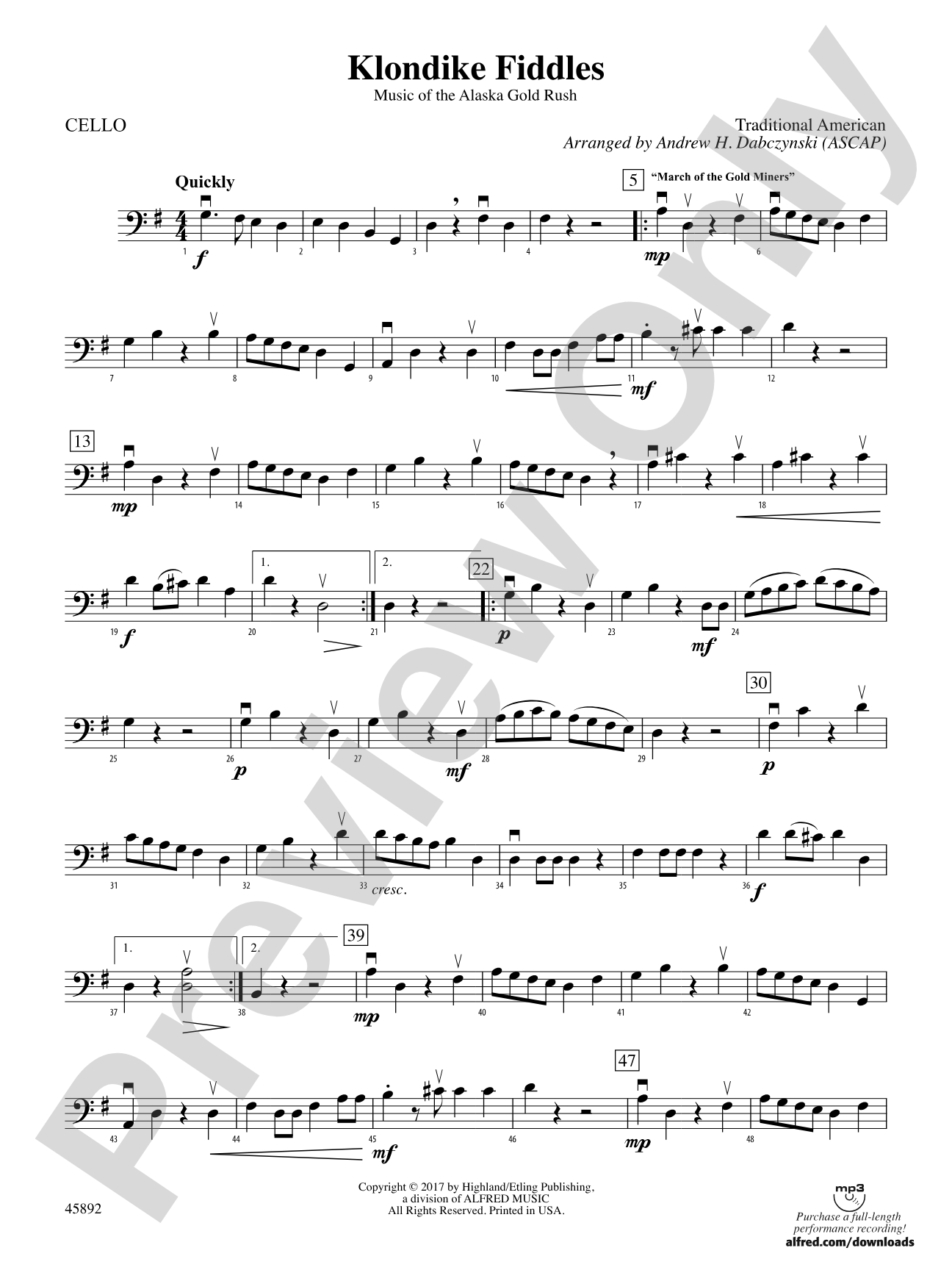 Klondike Fiddles: Cello
